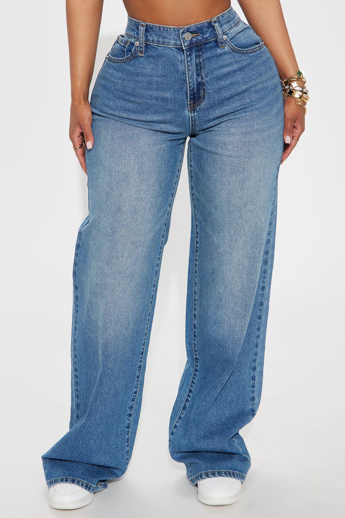 Favorite Classic Wide Leg Jeans - Medium Wash Female Product Image