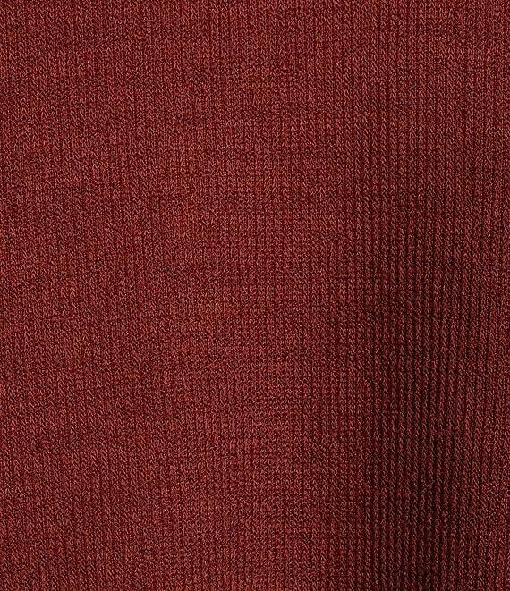 Blu Pepper Long Sleeve Collared Raw Edge Knit Top Product Image