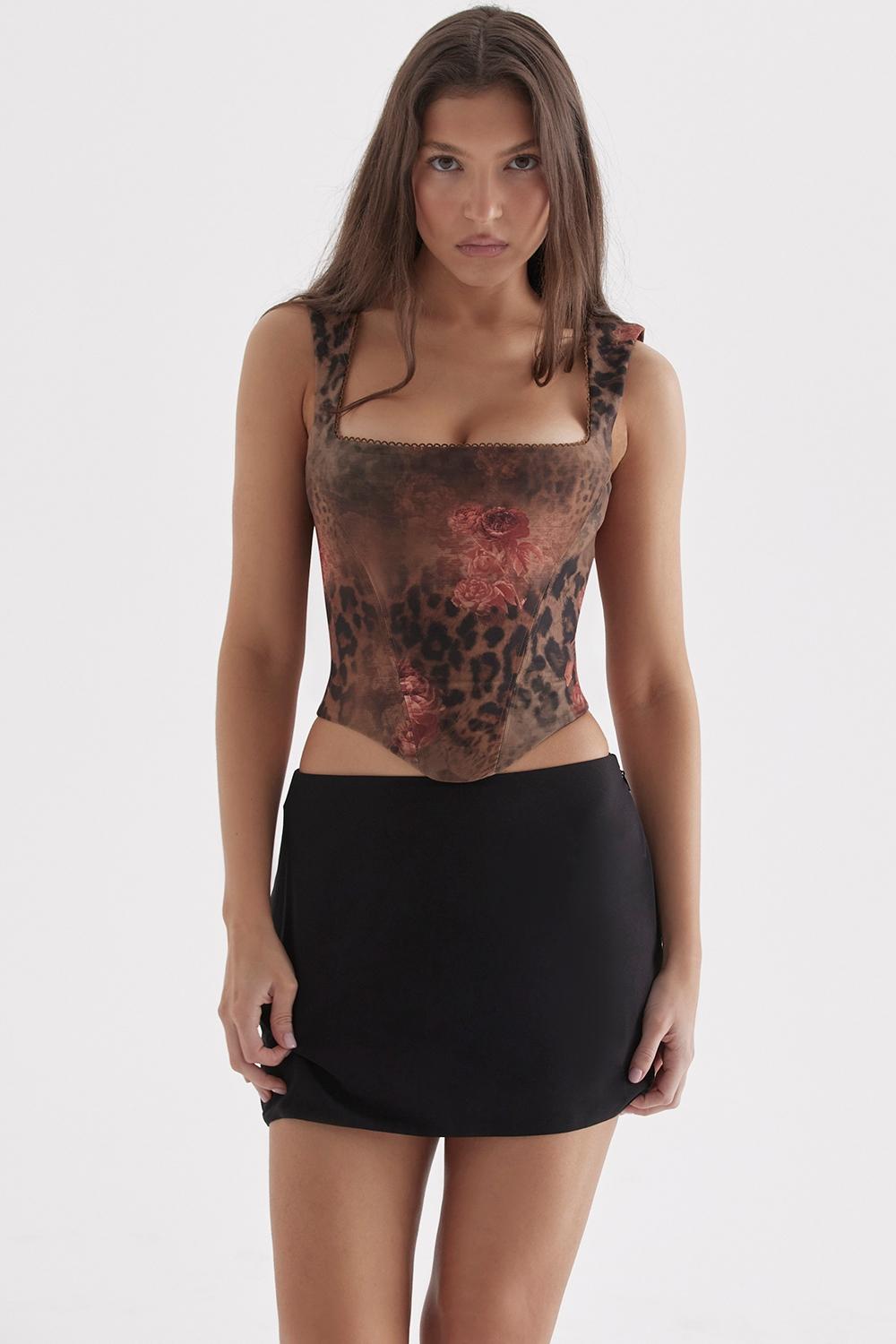 Kalina  floral printed corset - sale Product Image