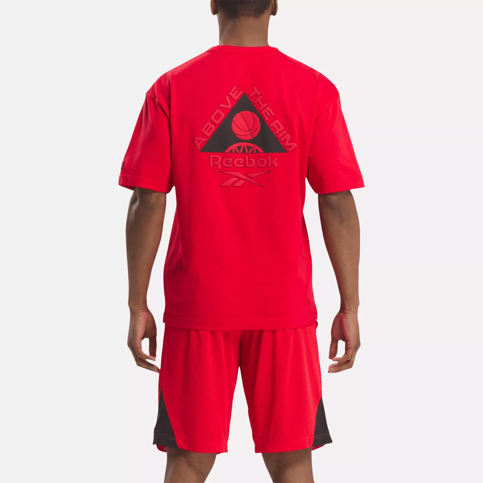 Men's Above the Rim Basketball T-Shirt Male Product Image