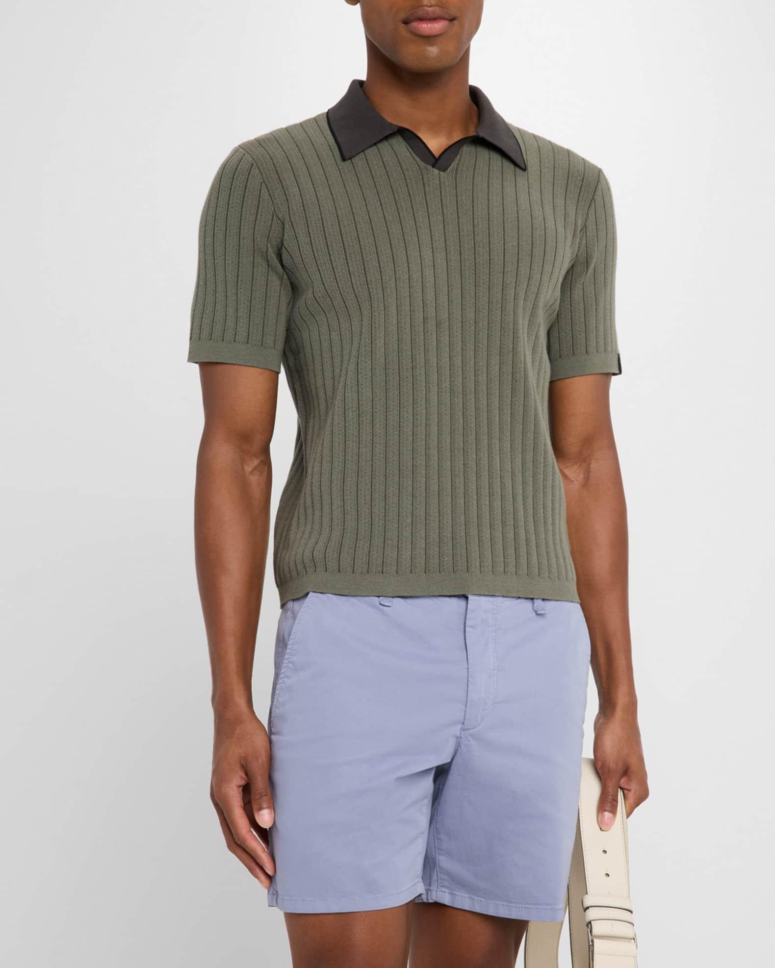 Mens Sanford Johnny Collar Polo Shirt Product Image