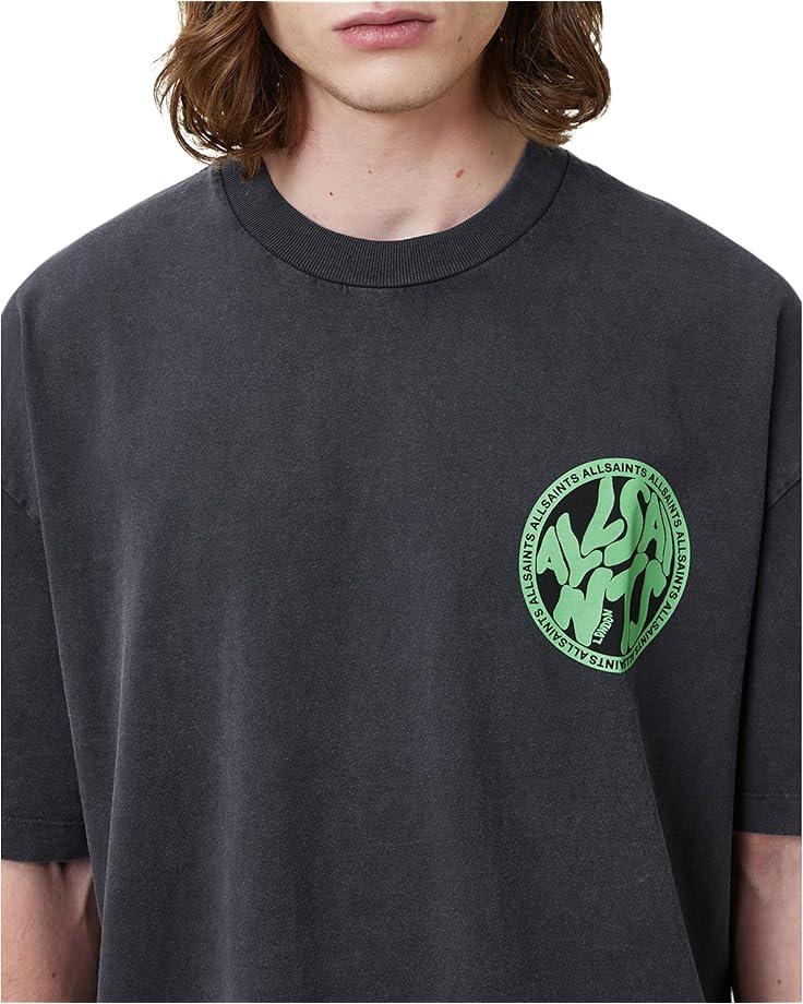 Men's AllSaints Distortion Short Sleeve Crew Product Image