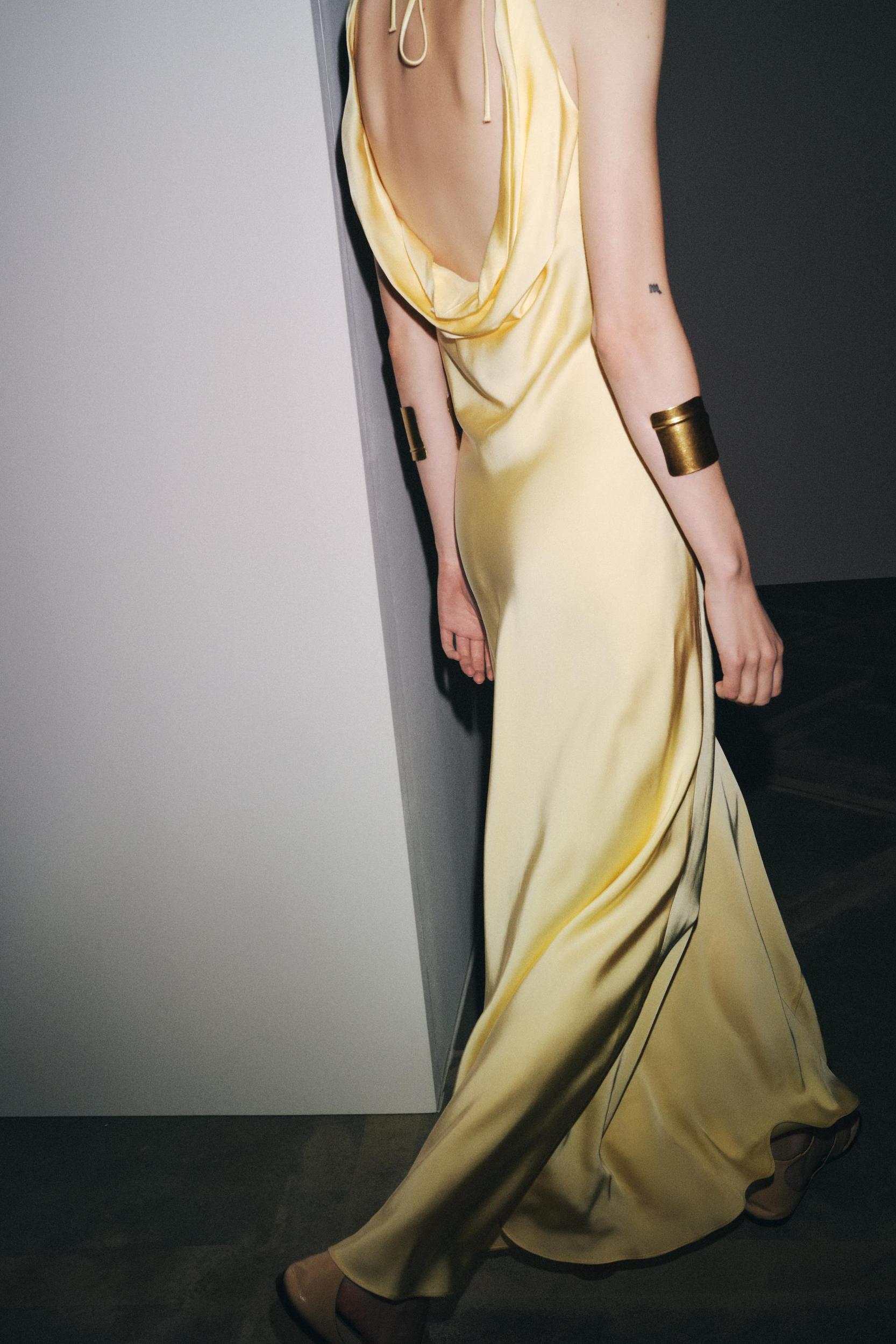 ZW COLLECTION SATIN LONG DRESS Product Image