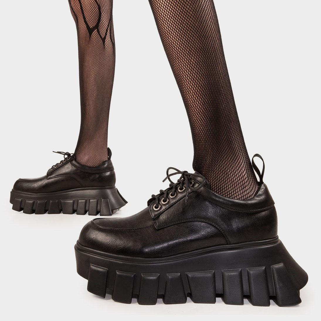 Black Hole Chunky Platform Sneakers Product Image