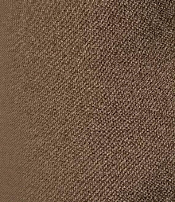 Hickey Freeman Modern Fit Flat-Front Solid Dress Pants Product Image