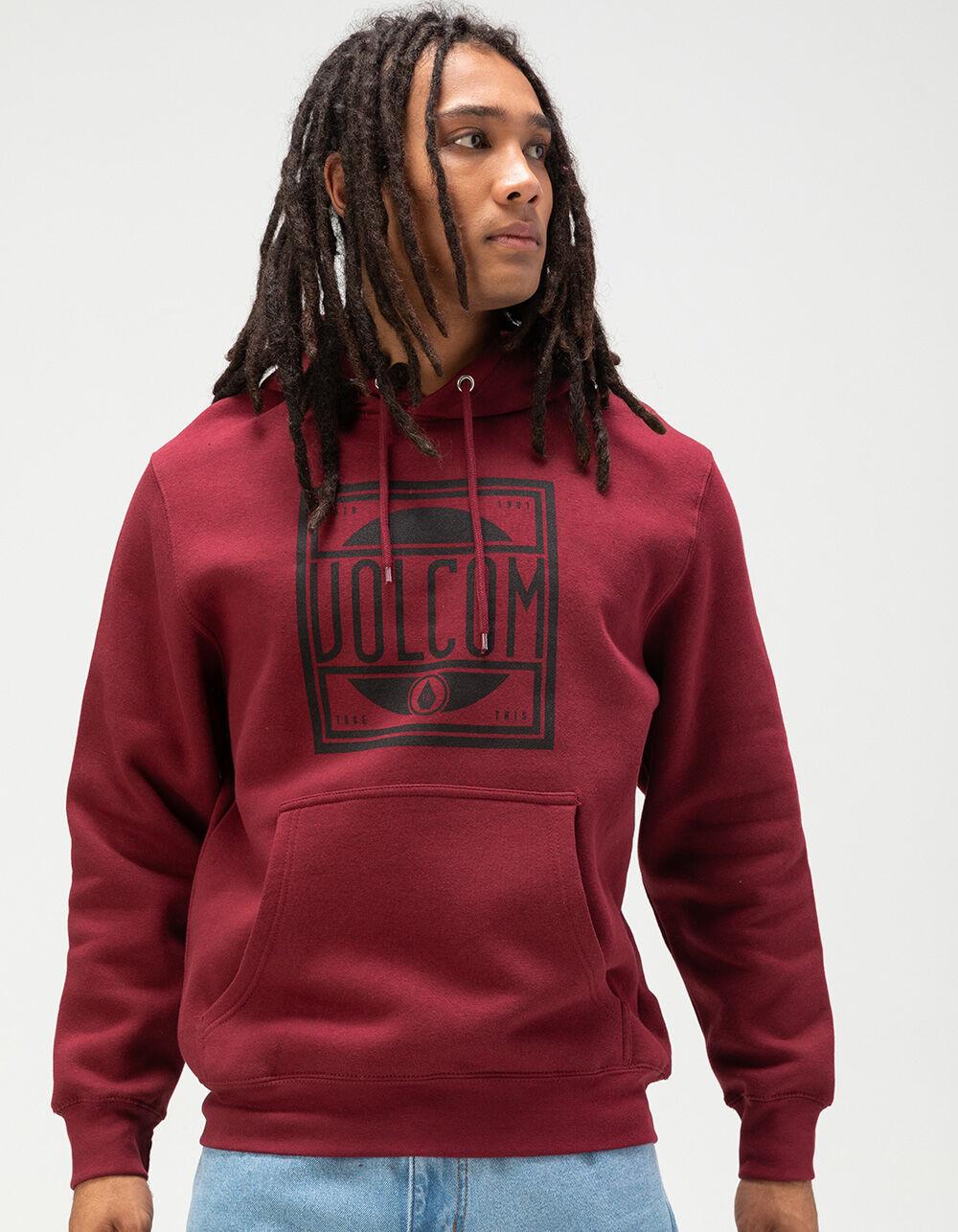 VOLCOM Jaunty Mens Hoodie - BURGUNDY Product Image