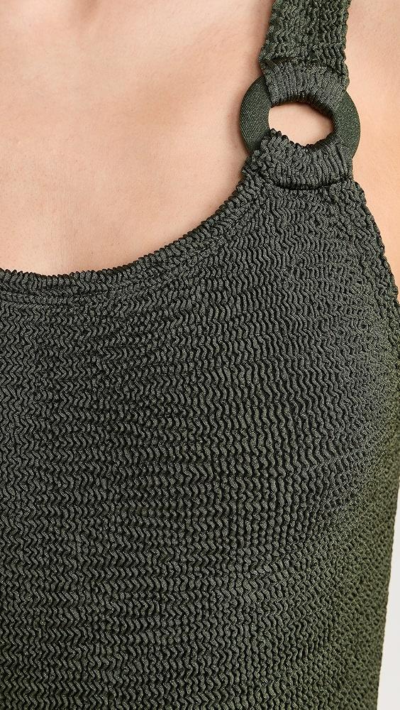 Hunza G Domino Swim With Fabric Covered Hoops | Shopbop Product Image