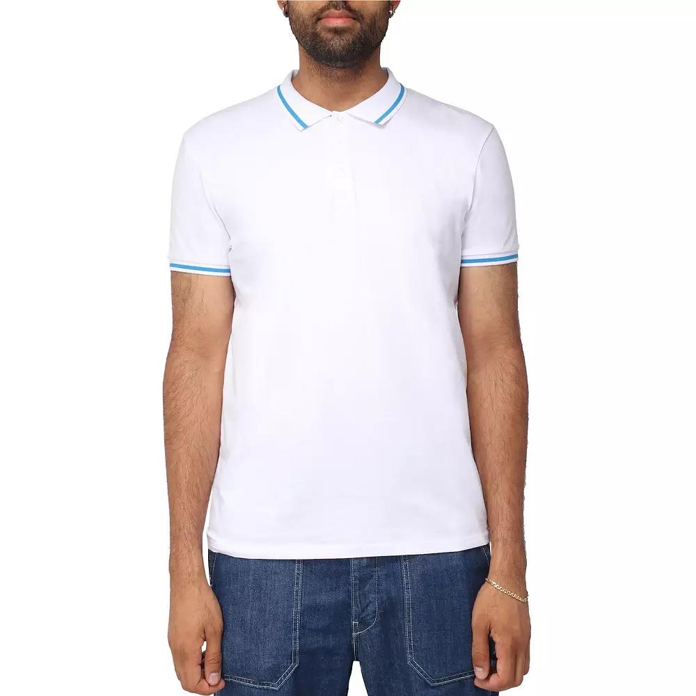 Men's Xray Basic Short Sleeve Tipped Polo,  Product Image
