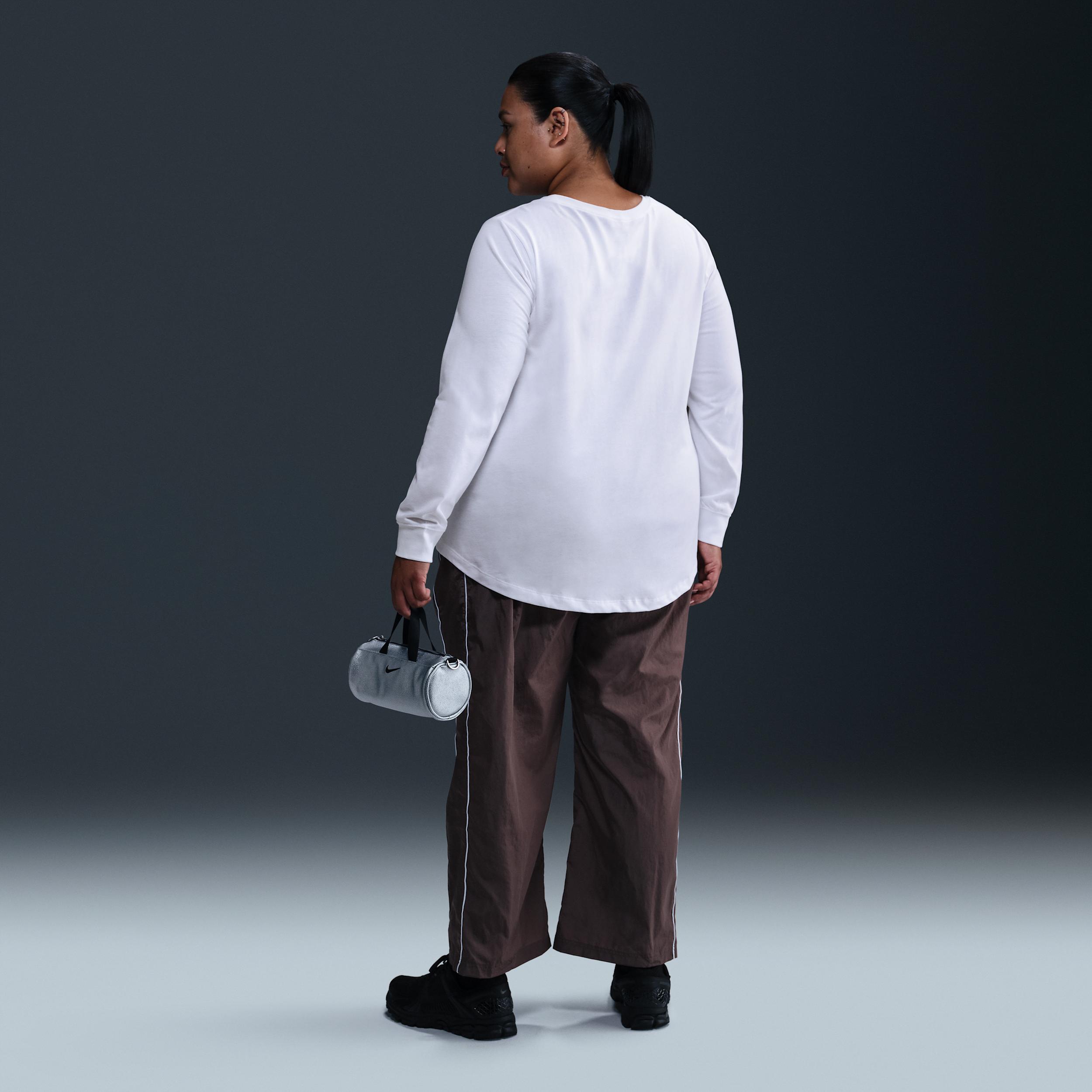 Women's Nike Sportswear Club Long-Sleeve T-Shirt (Plus Size) Product Image