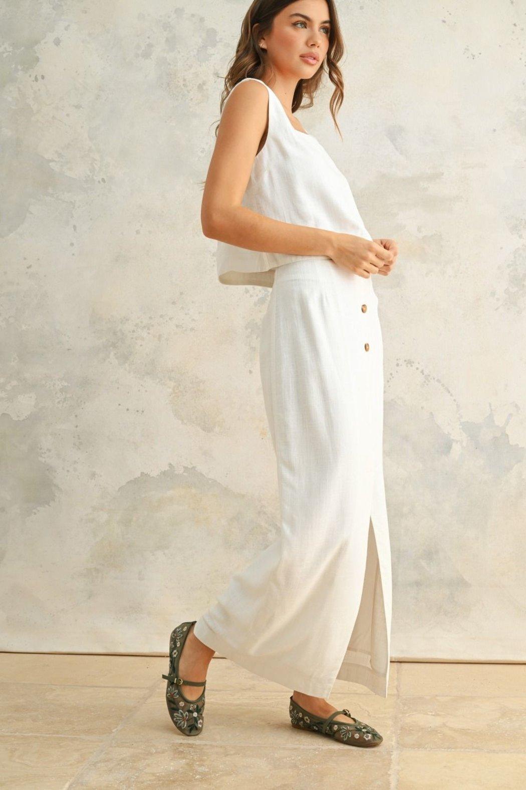 Maxi Skirt with Front Slit Product Image