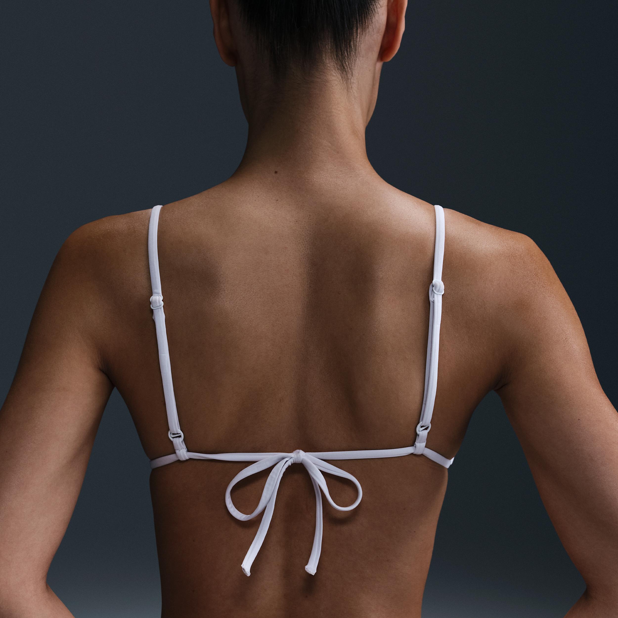 Nike Womens Swim Essential Triangle Bikini Top | NESSF239-100 Product Image