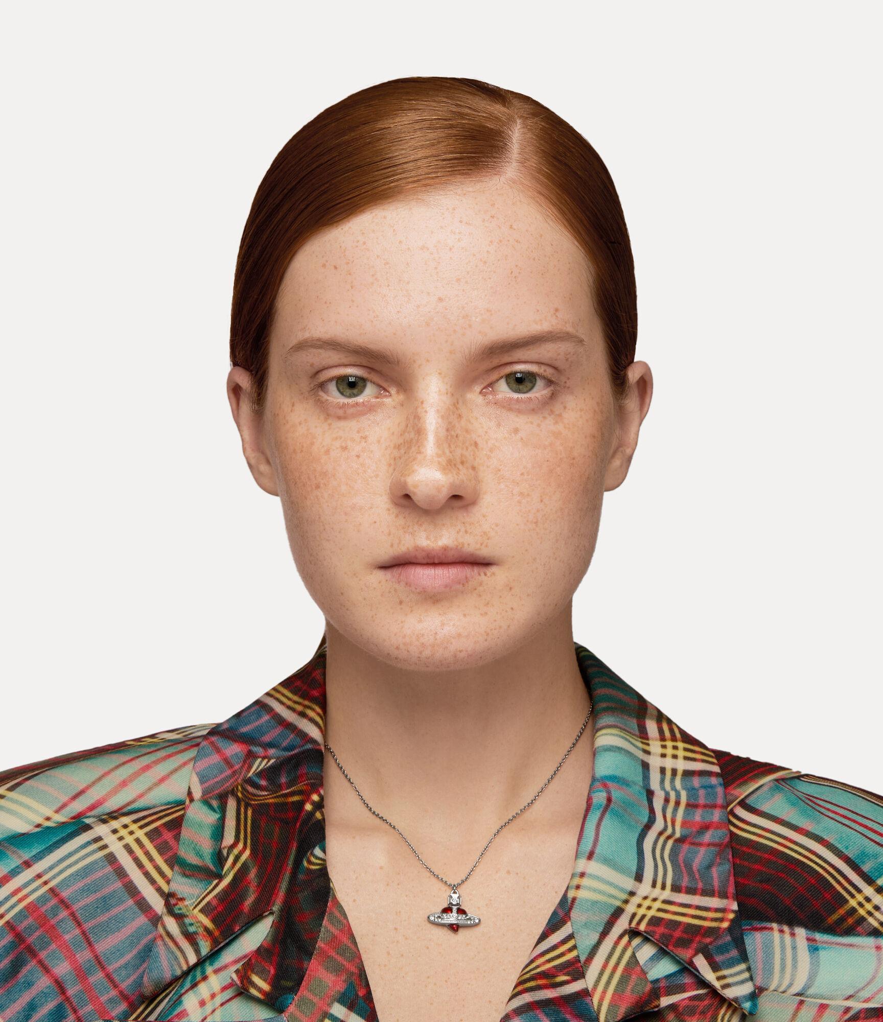 New Diamante Heart Pendant Necklace Product Image