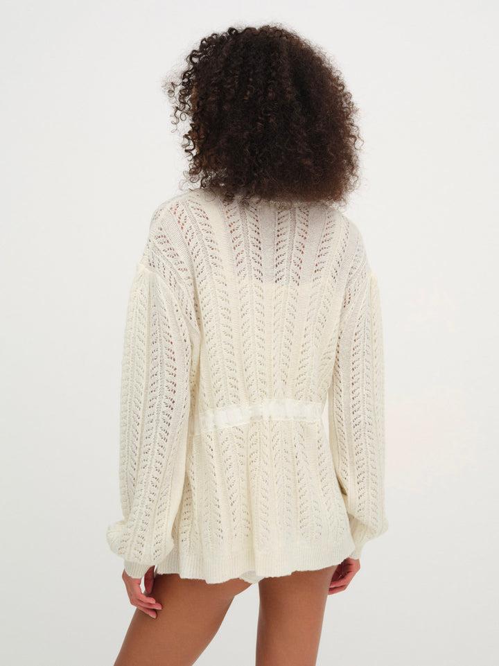 Nathalie Cardigan — White Product Image
