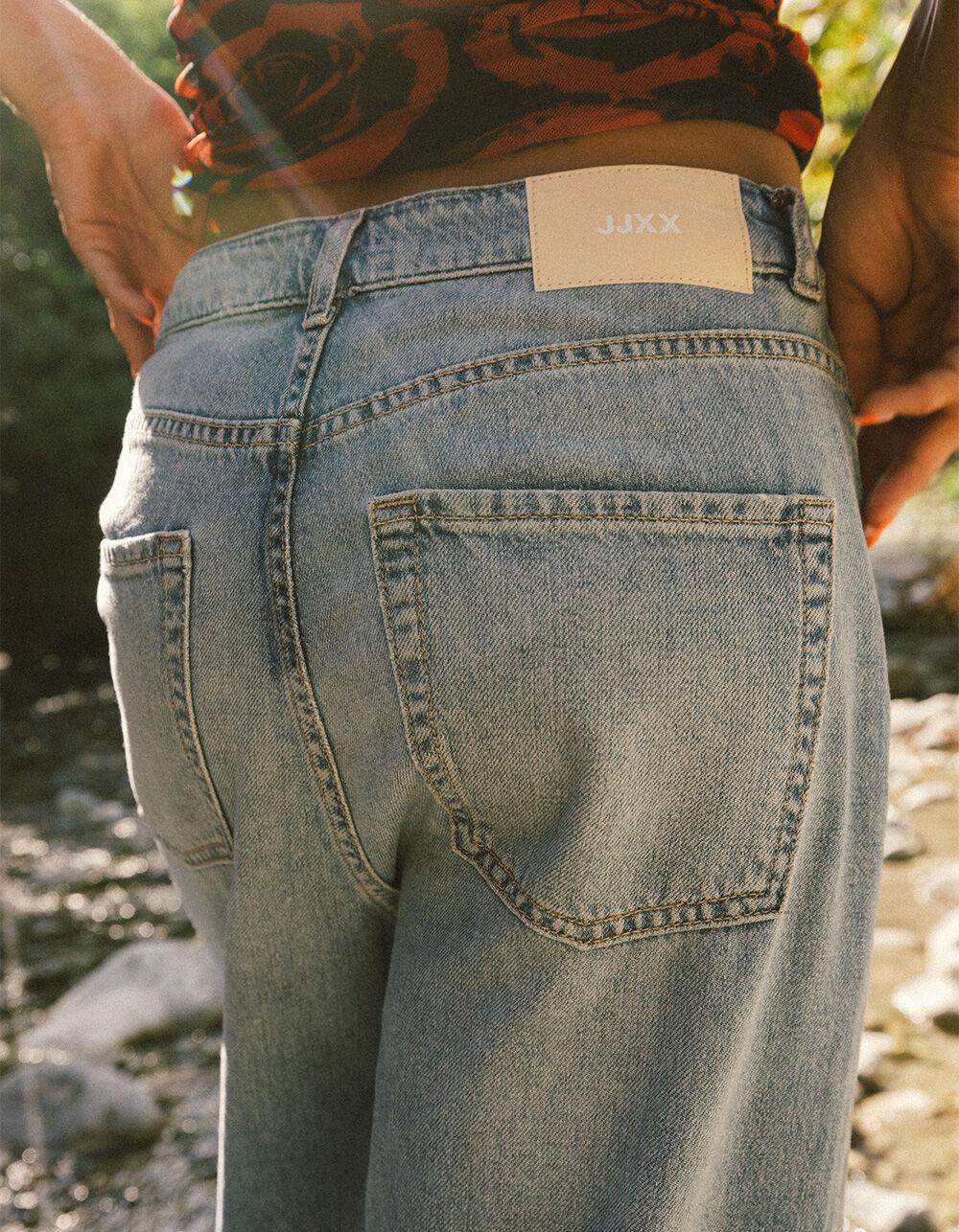 JJXX Tokyo Womens Wide Leg High Rise Jeans - LIGHT WASH Product Image