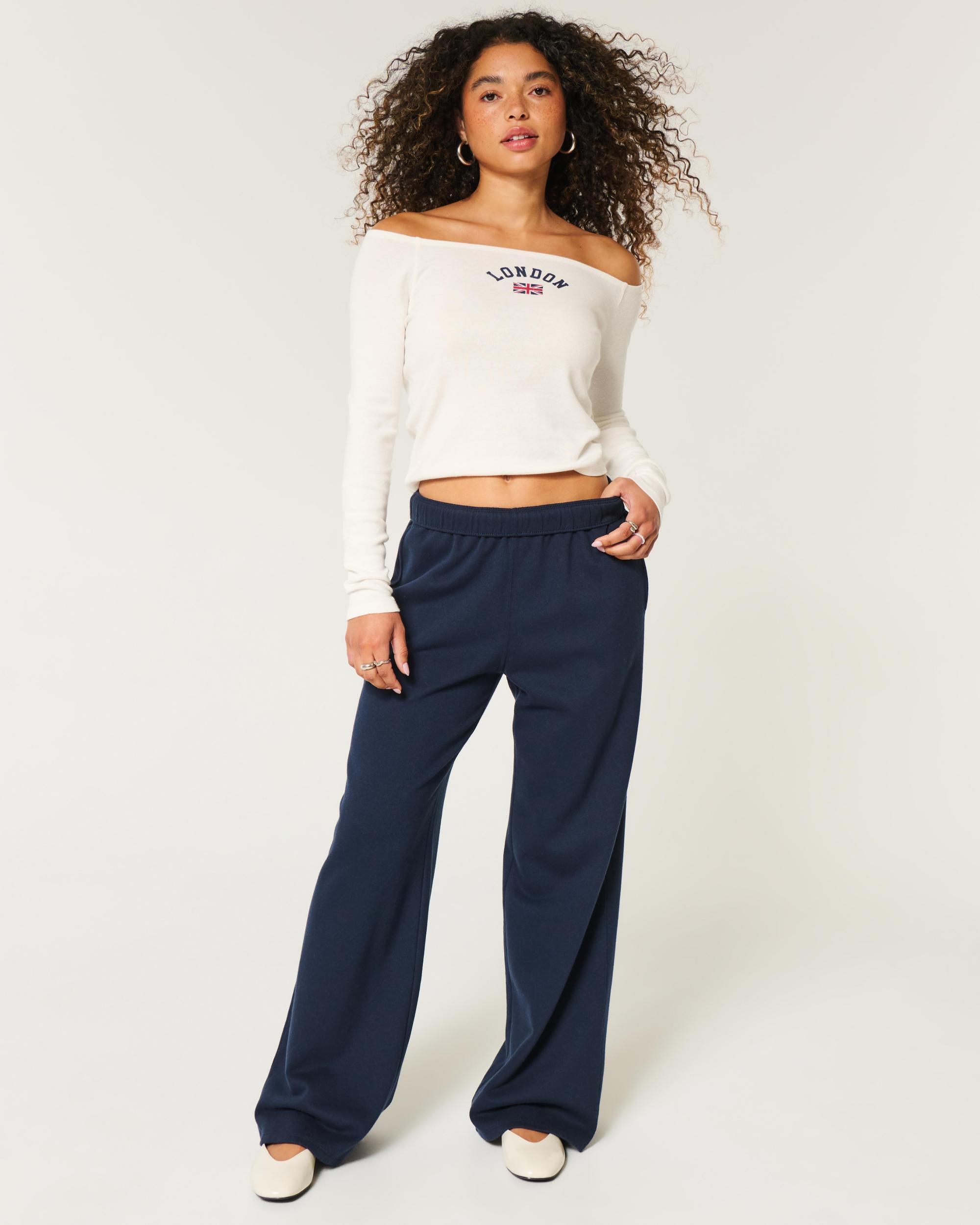 Easy New York Graphic Off-the-Shoulder Top Product Image