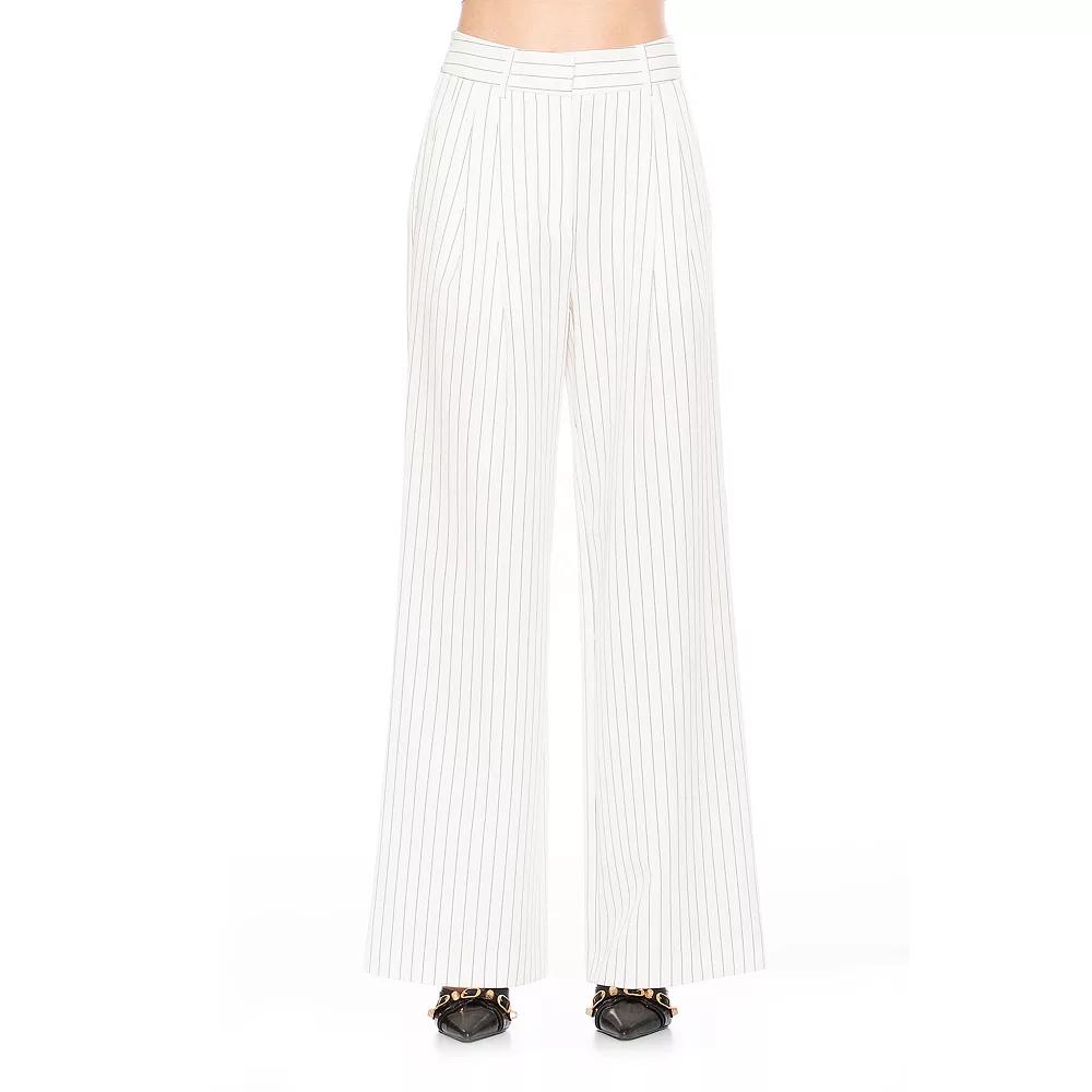 Women's ALEXIA ADMOR Elodie Belted Front Zip Wide Leg Pant,  Product Image