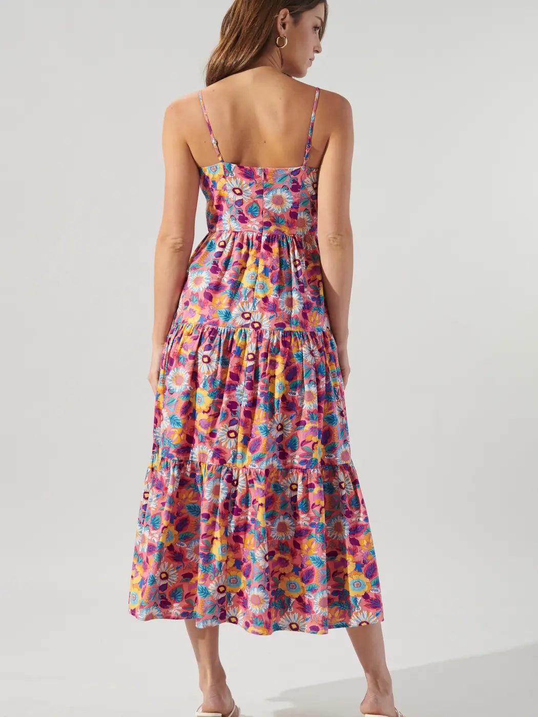 Zahara Floral Poplin Dress Product Image