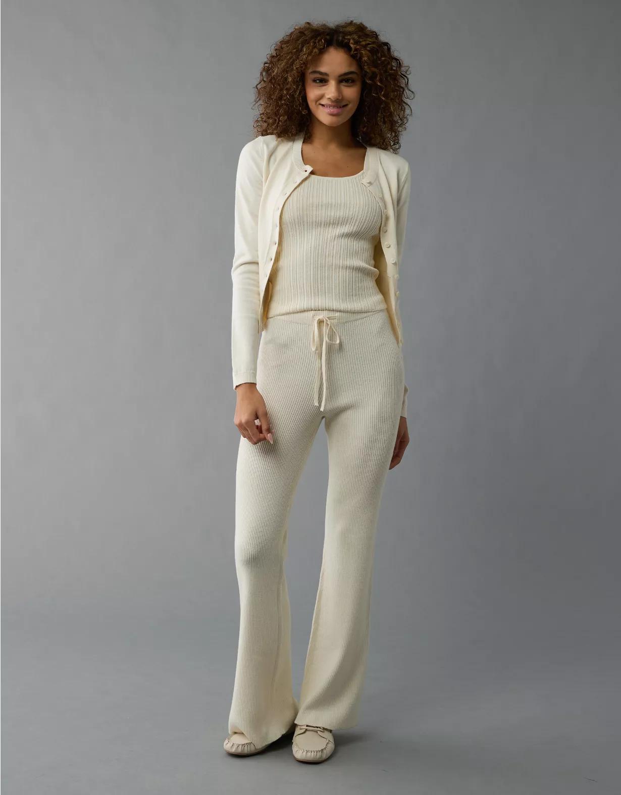 AE Mid-Rise Bootcut Sweater Lounge Pant Product Image