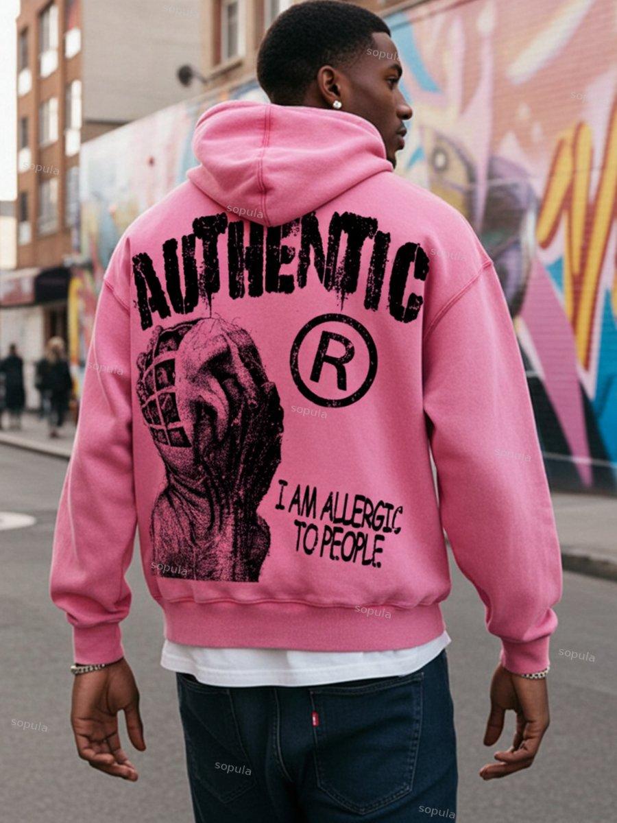 Virtual Shadow Graphic Hoodie Product Image