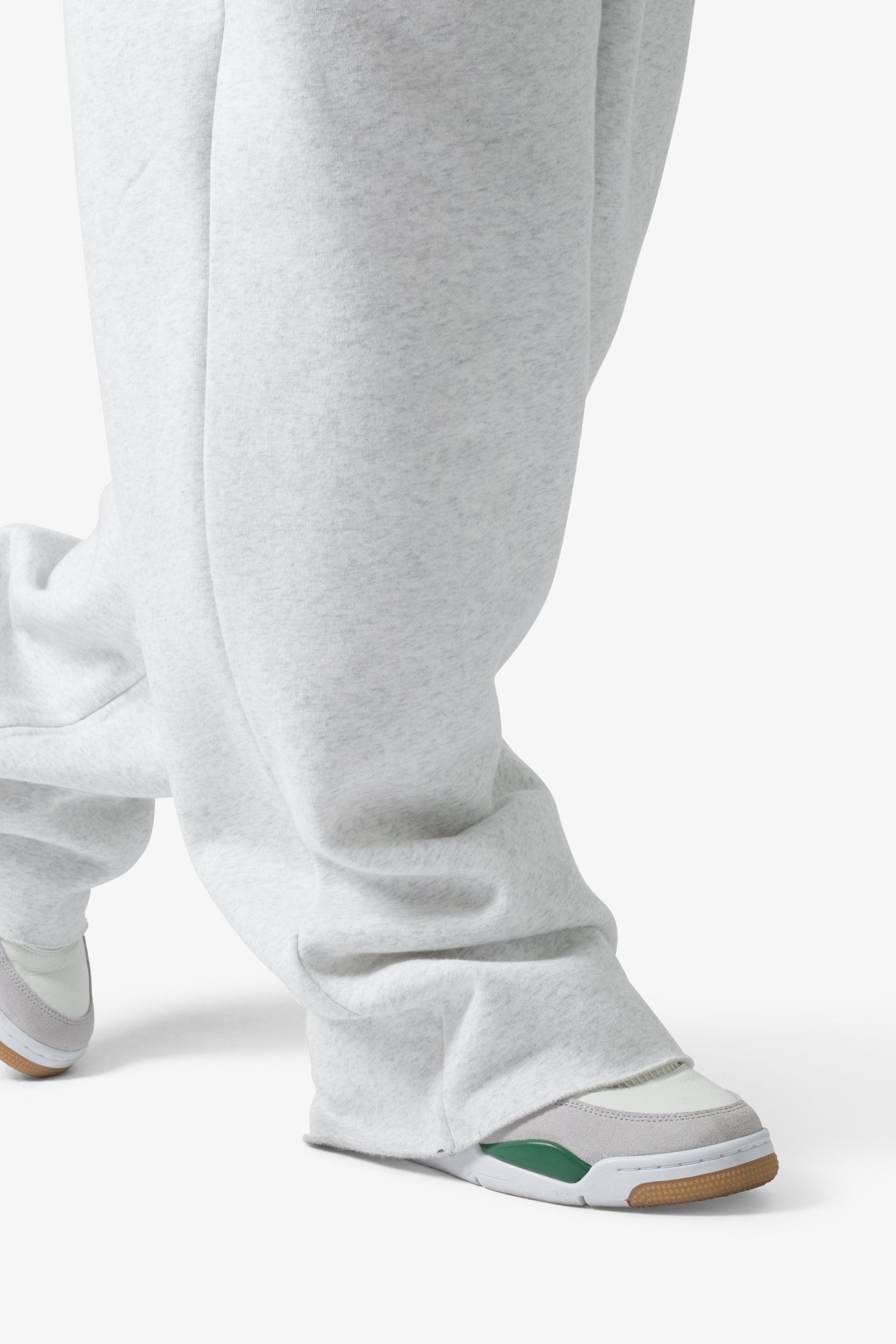 Washed Ultra Baggy Sweatpants - Heather Grey Product Image