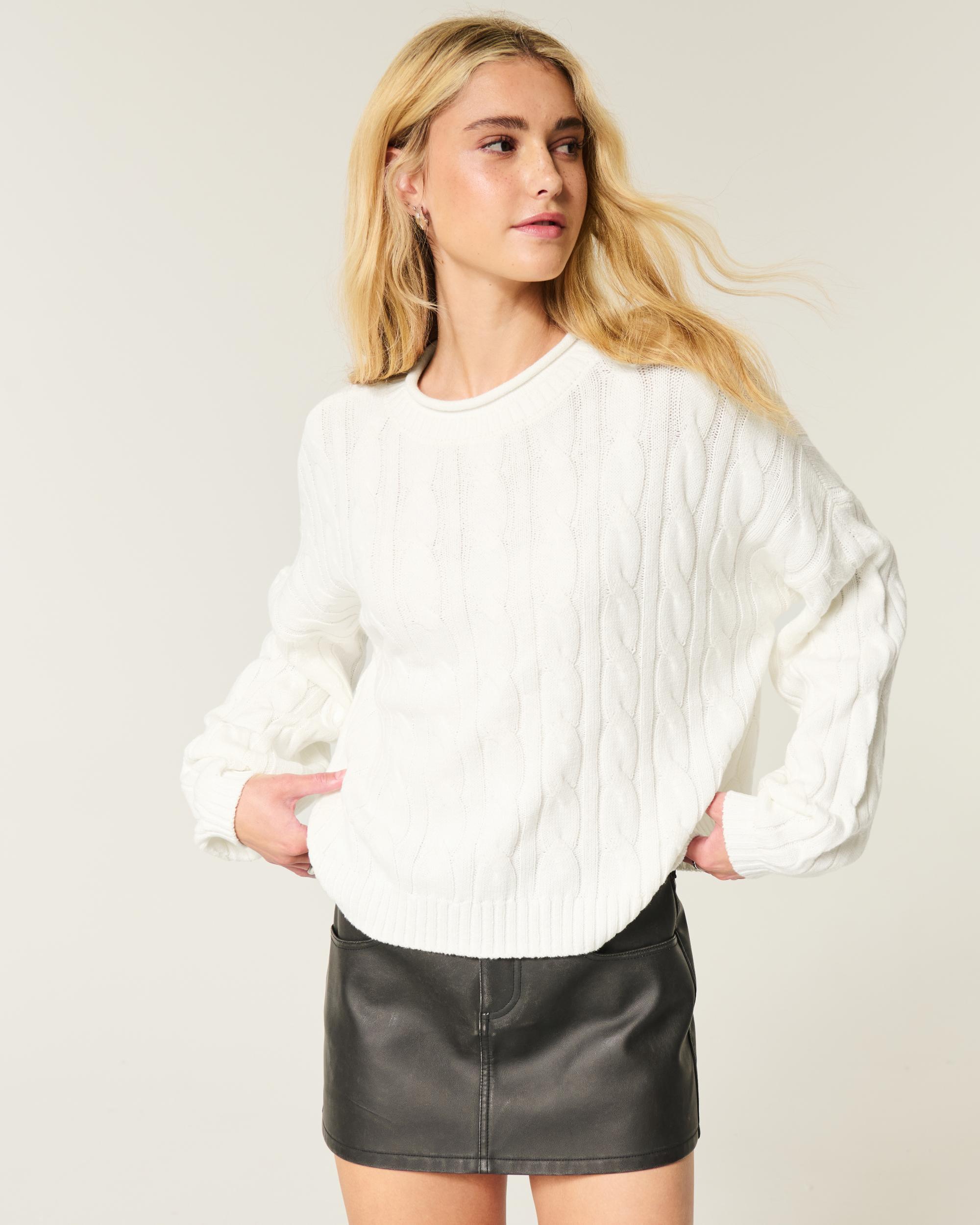 Easy Roll-Neck Crew Sweater Product Image