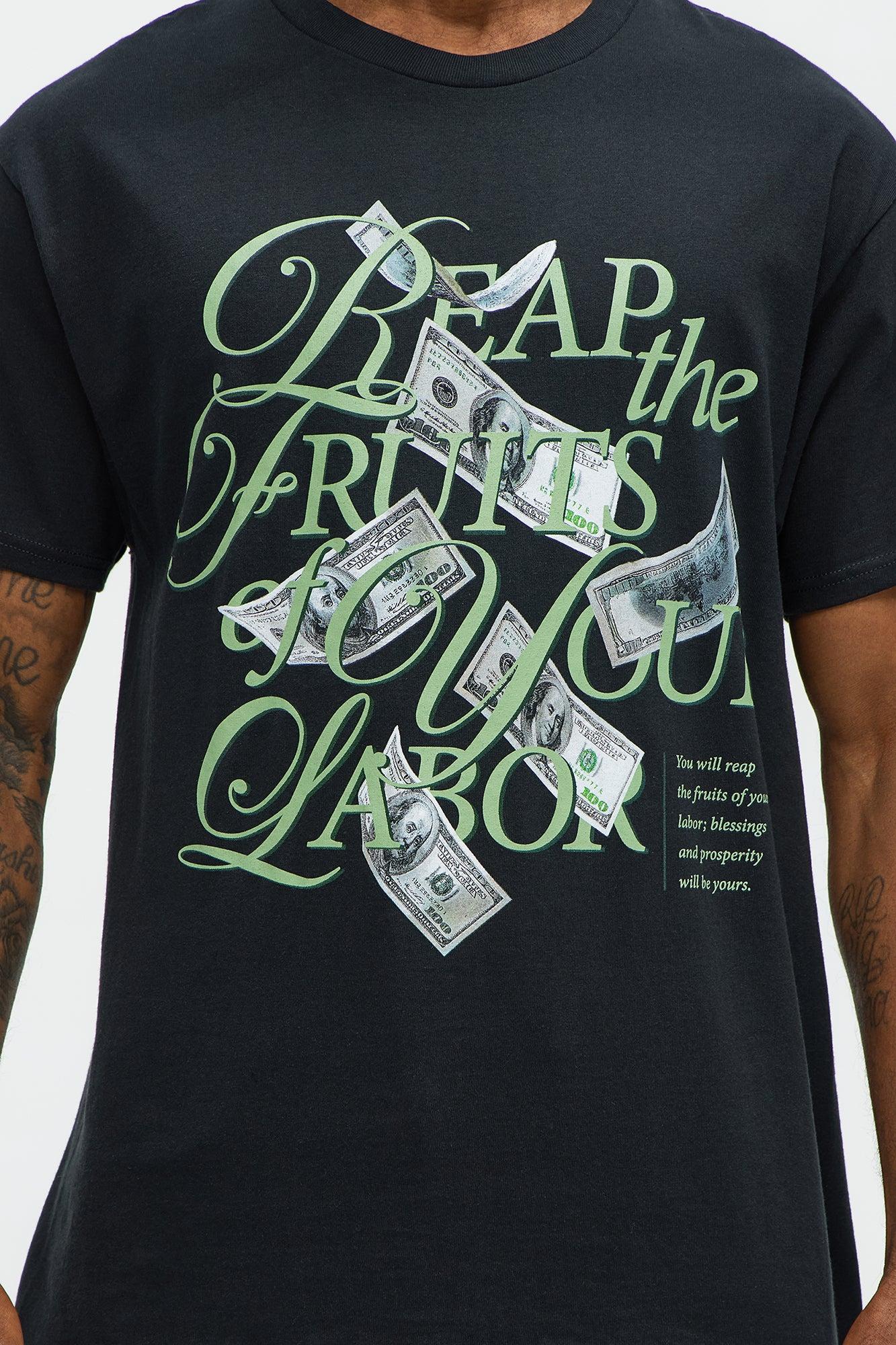 Fruits Of Labor Short Sleeve Tee - Black Product Image