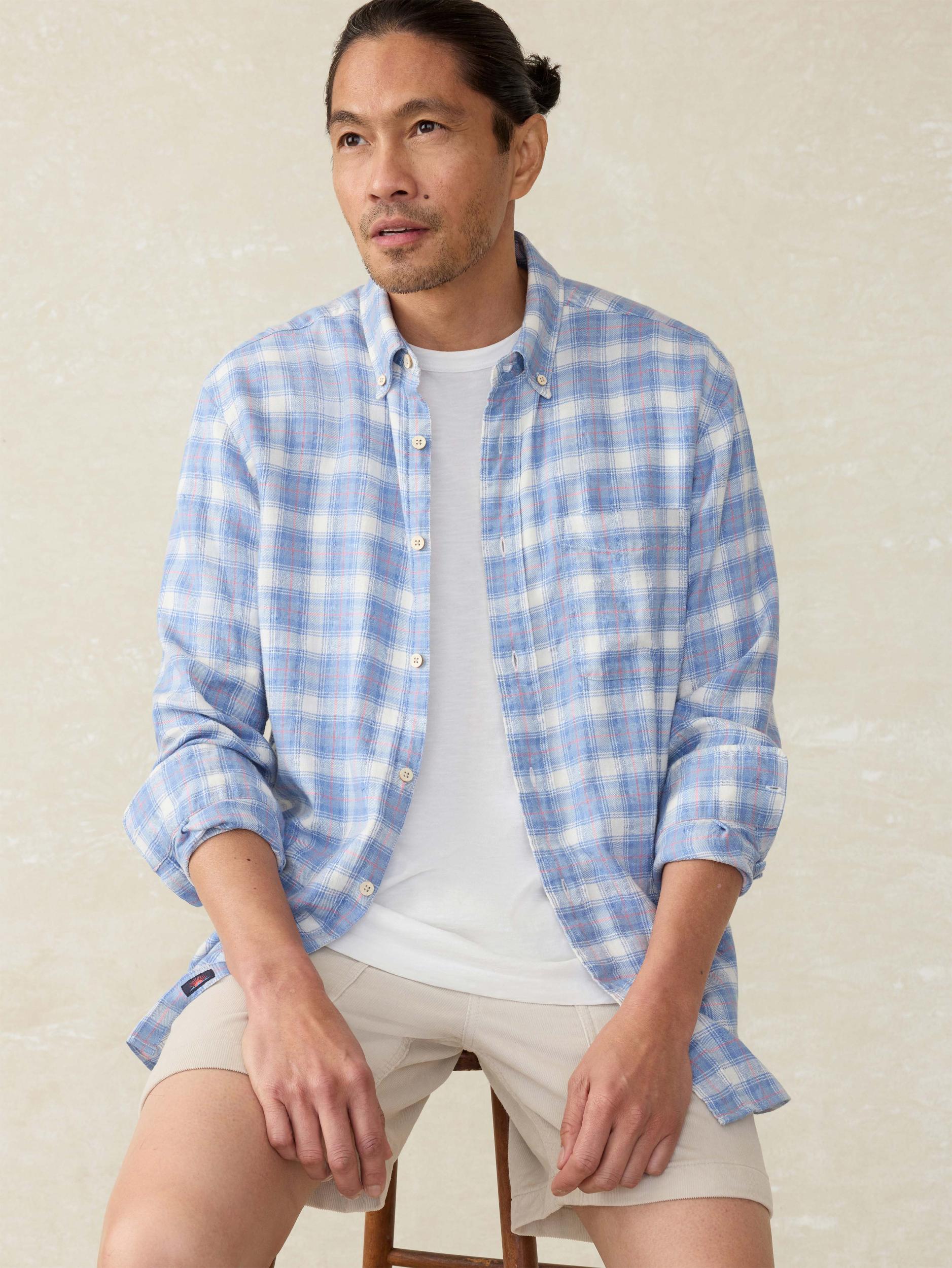 Long-Sleeve Breeze Shirt - Bristol Harbor Plaid Male Product Image