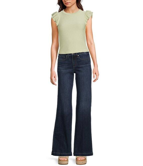 Silver Jeans Co. Avery High Rise Curvy Fit Luxe Stretch Denim Trouser Jeans Product Image