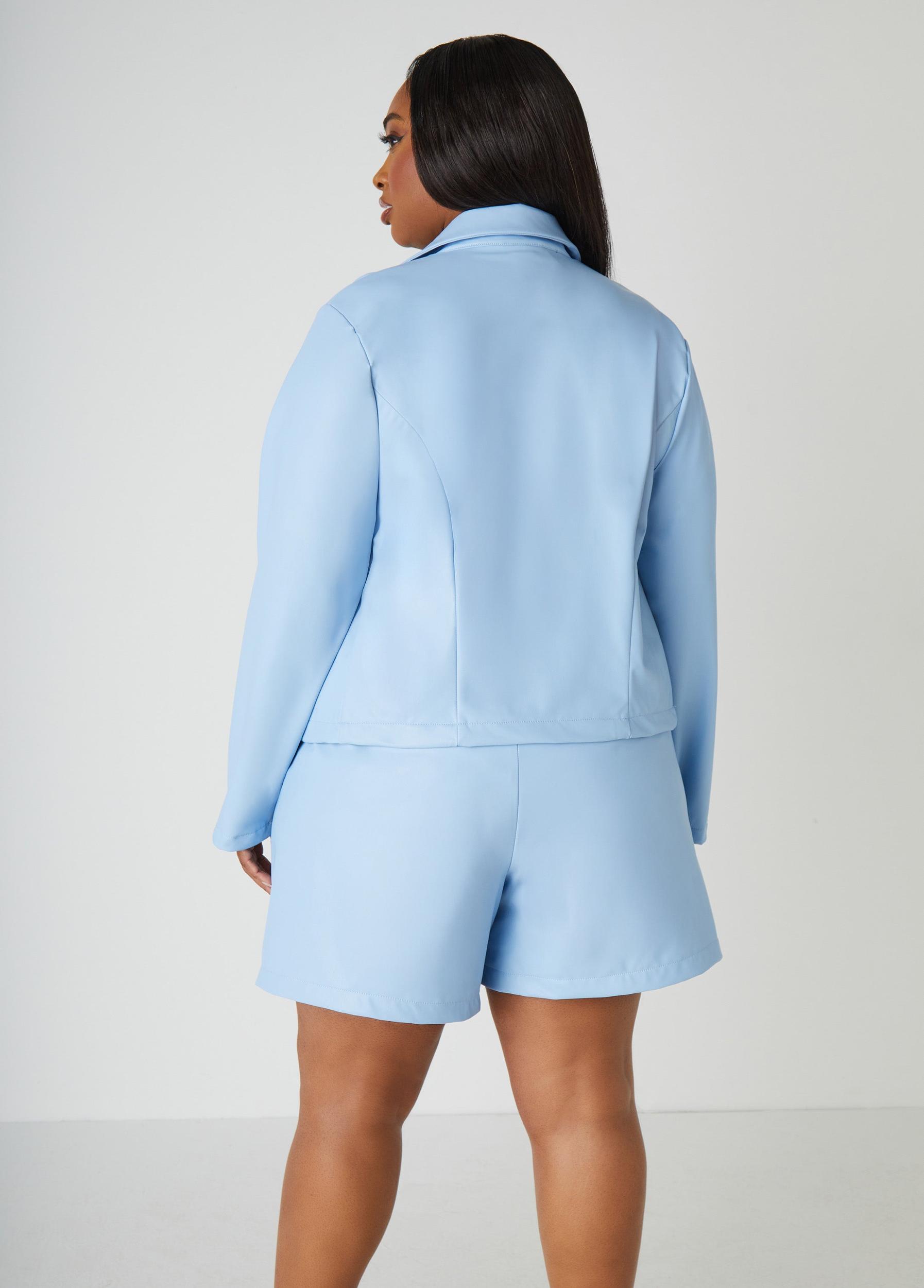 Faux Leather Jacket Product Image