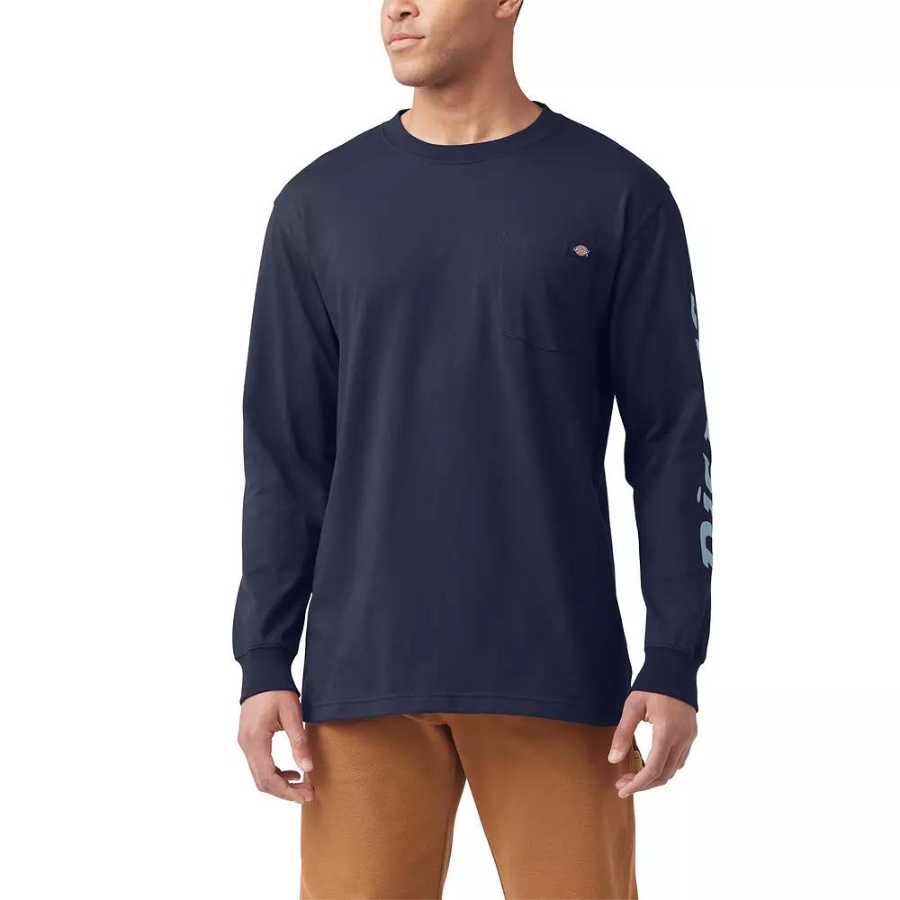 Men's Dickies Wordmark Graphic Long Sleeve Tee,  Product Image