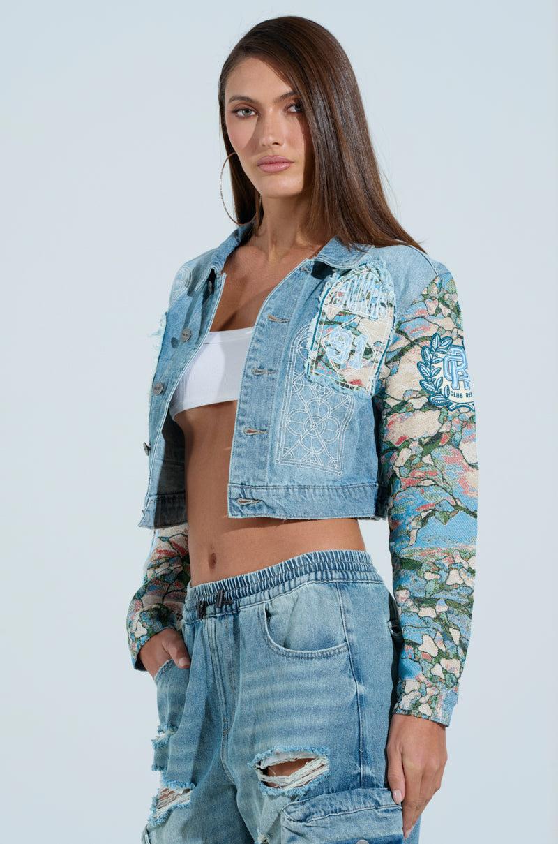 OUT OF THIS WORLD DENIM JACKET Product Image