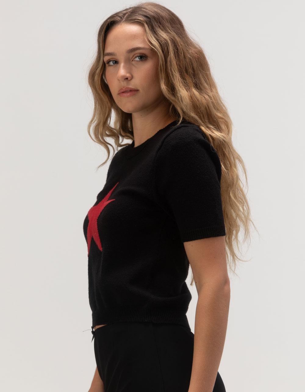 RSQ Womens Star Sweater - BLACK COMBO Product Image