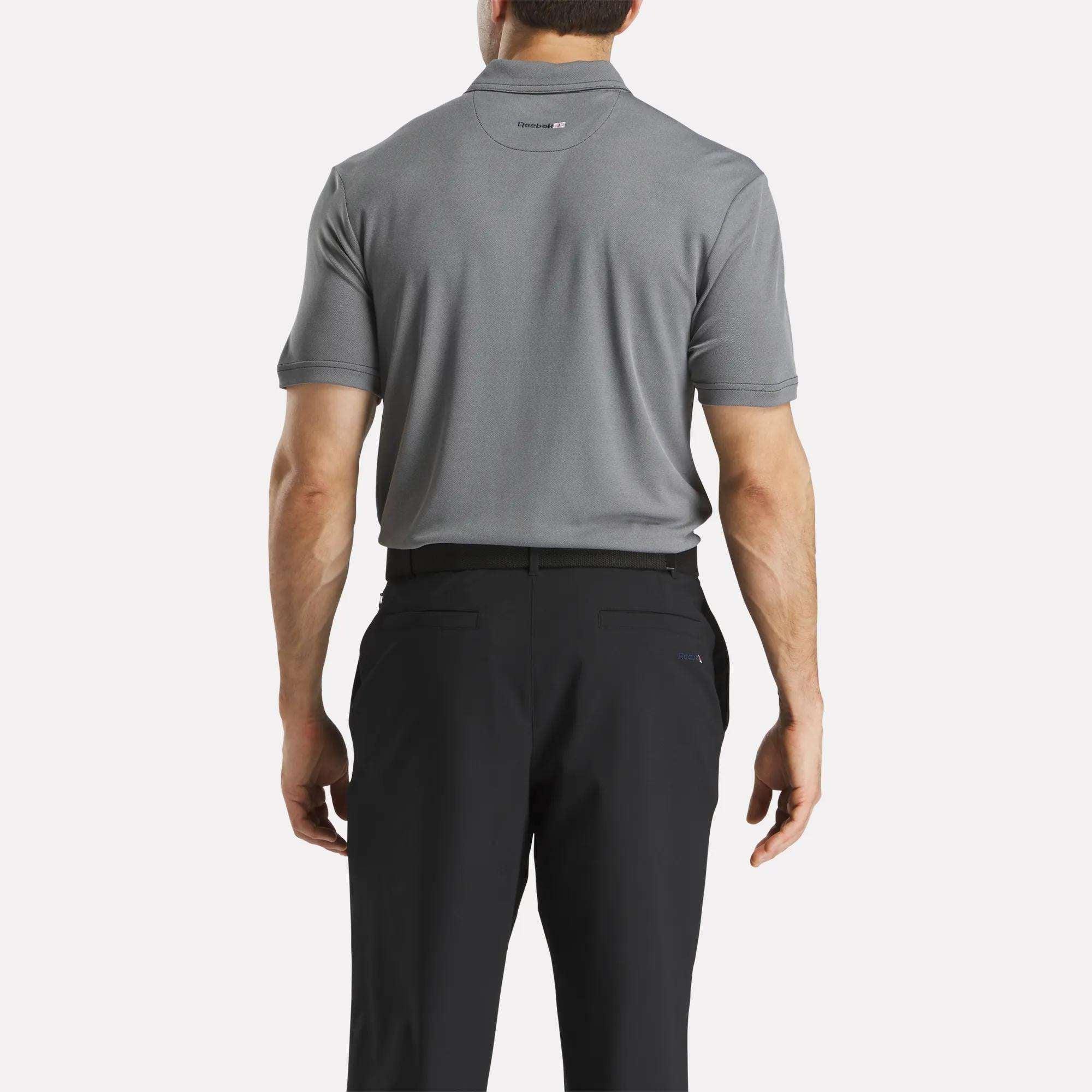 Men's Short Sleeve Oxford Knit Pique Polo Shirt Male Product Image