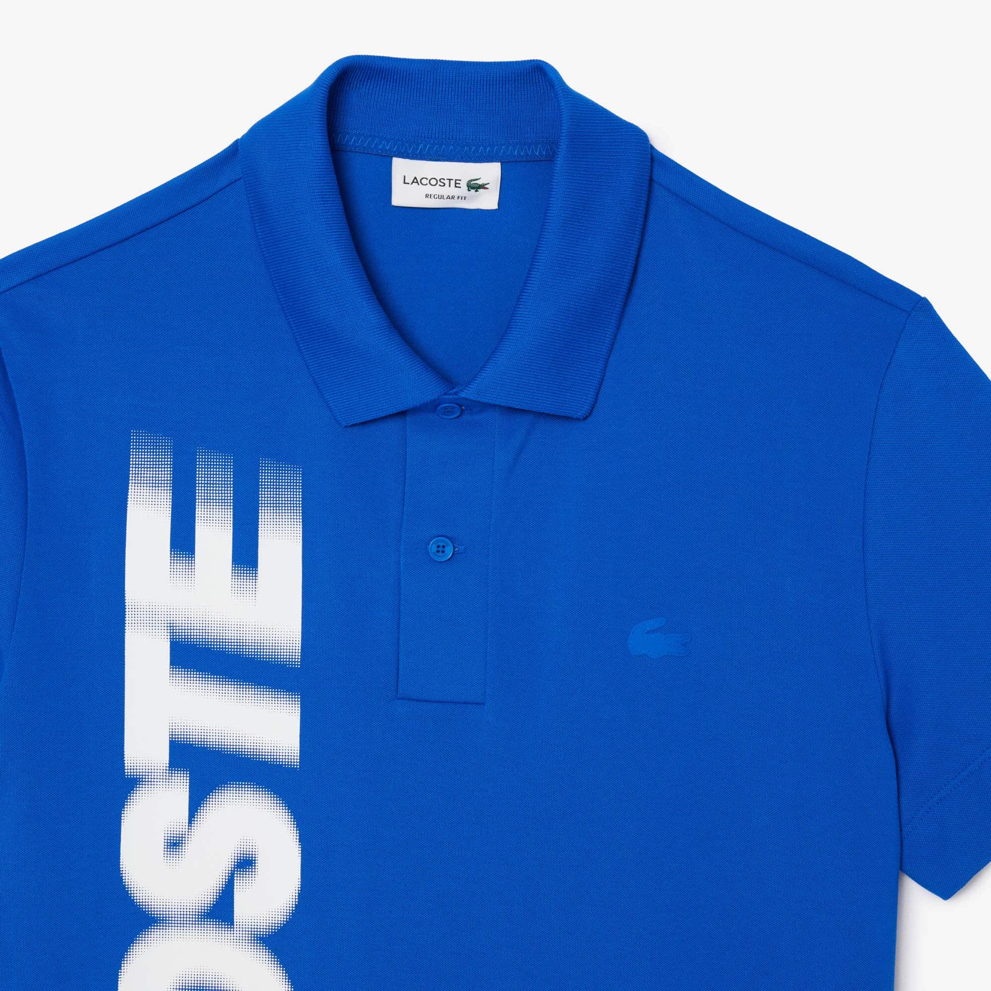 Men's Regular Fit Lacoste Movement Printed Polo Product Image