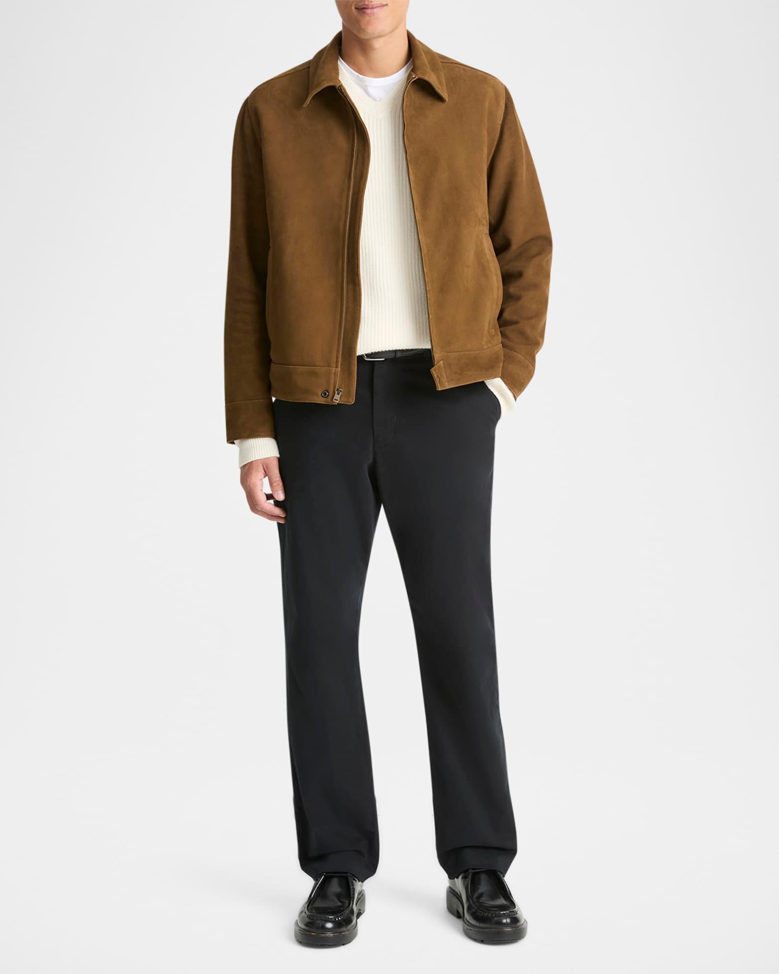 Men's Suede Short Jacket Product Image