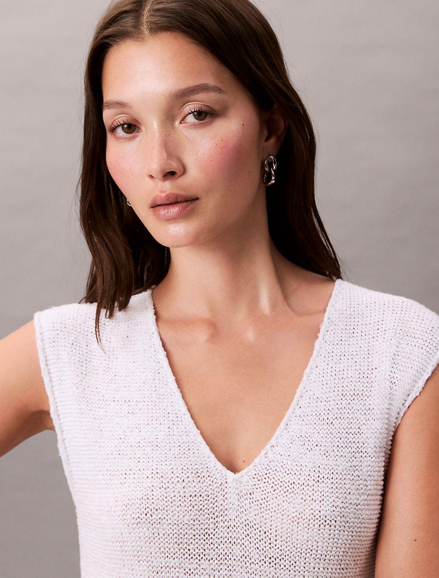 Knit Sleeveless Midi Dress Product Image