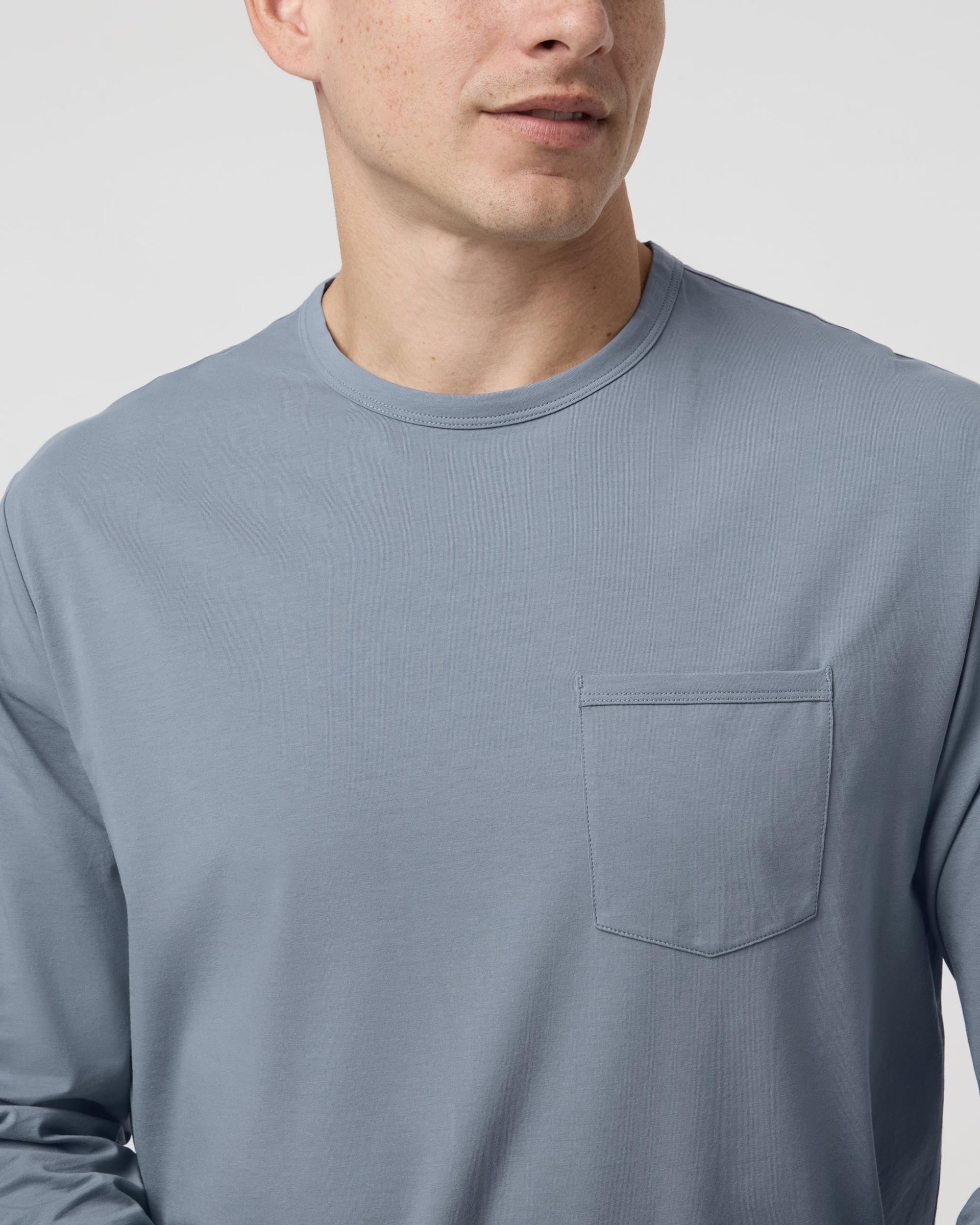 Long Sleeve Men's Feather Tee Product Image