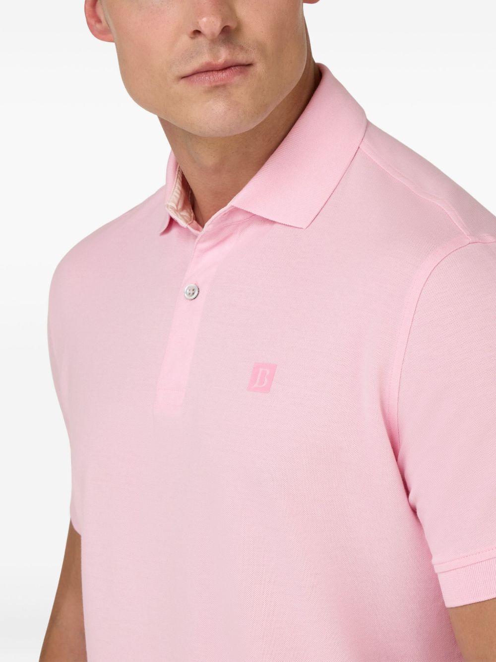 logo-detail piqué polo shirt Product Image