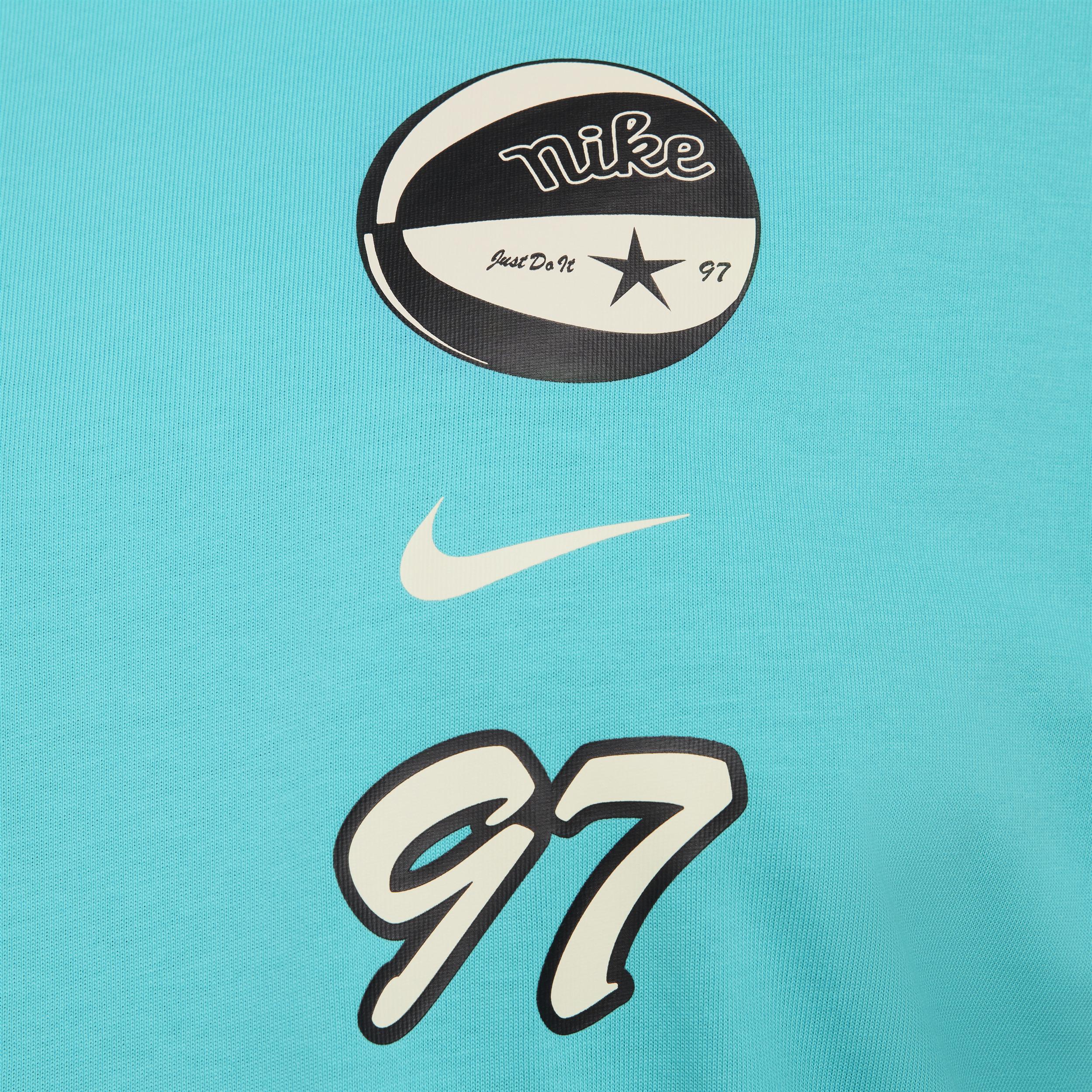 Nike Mens Max90 Basketball T-Shirt | FV8394-345 Product Image
