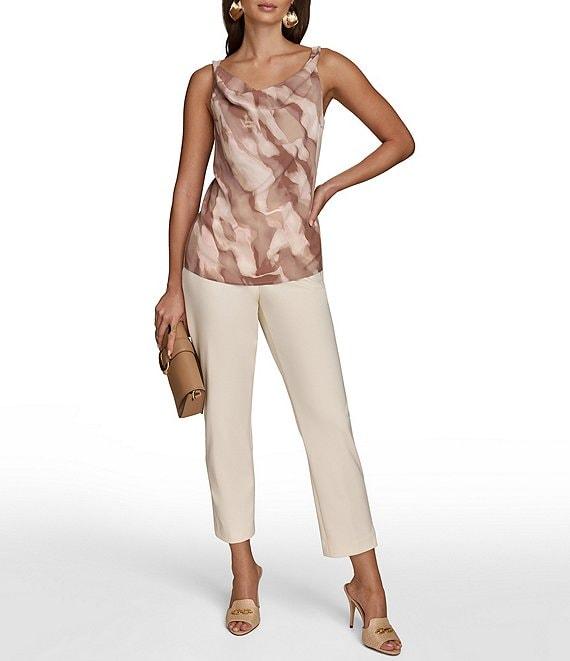 Donna Karan Printed Cowl Neck Strappy Cami Product Image