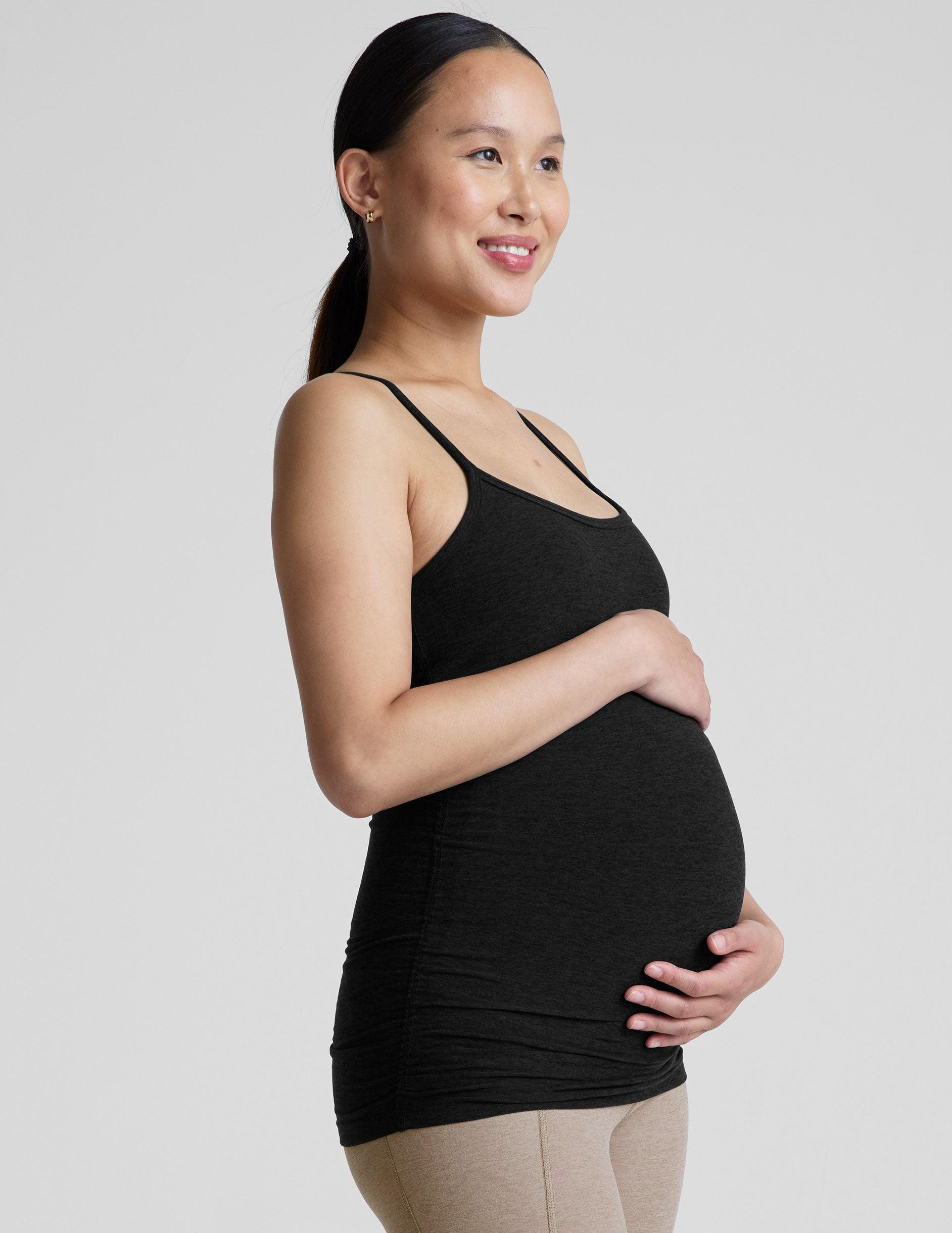 Spacedye Keep Your Cool Maternity Slim Racerback Tank Product Image