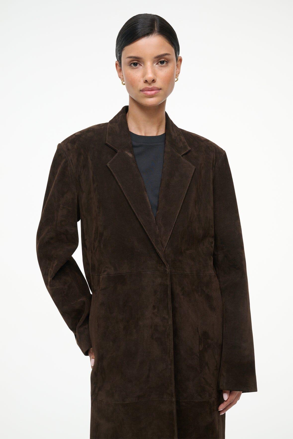 SABINE SUEDE JACKET | ESPRESSO Product Image
