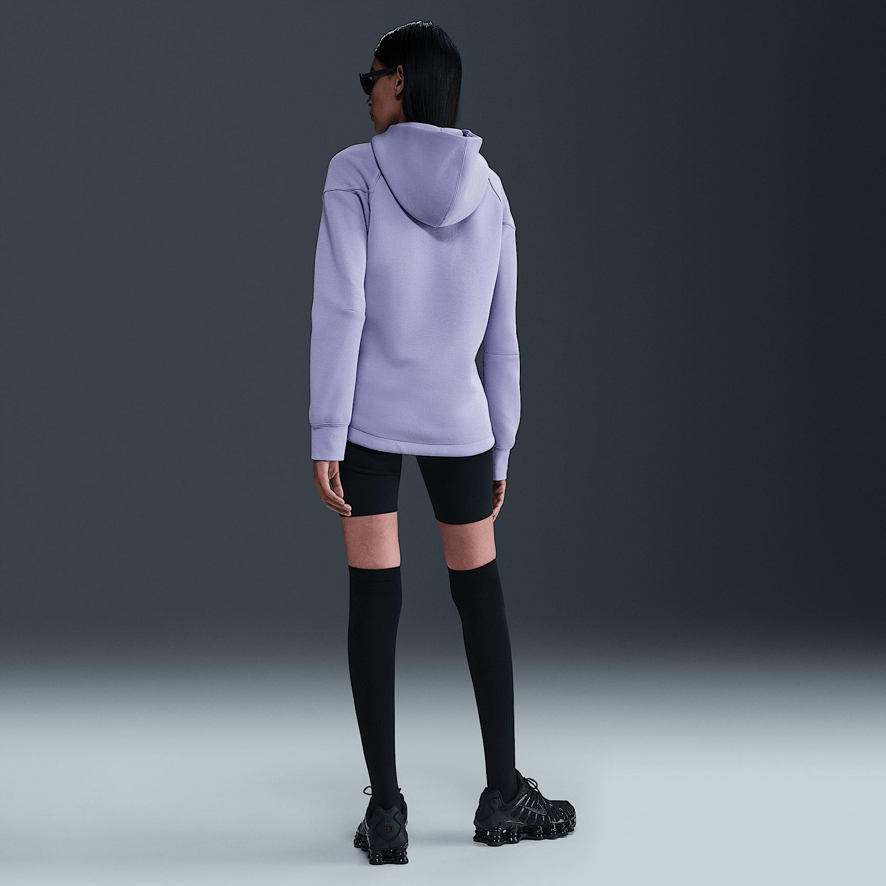 Womens Nike Sportswear Tech Fleece Windrunner Full-Zip Hoodie | FB8338-533 Product Image