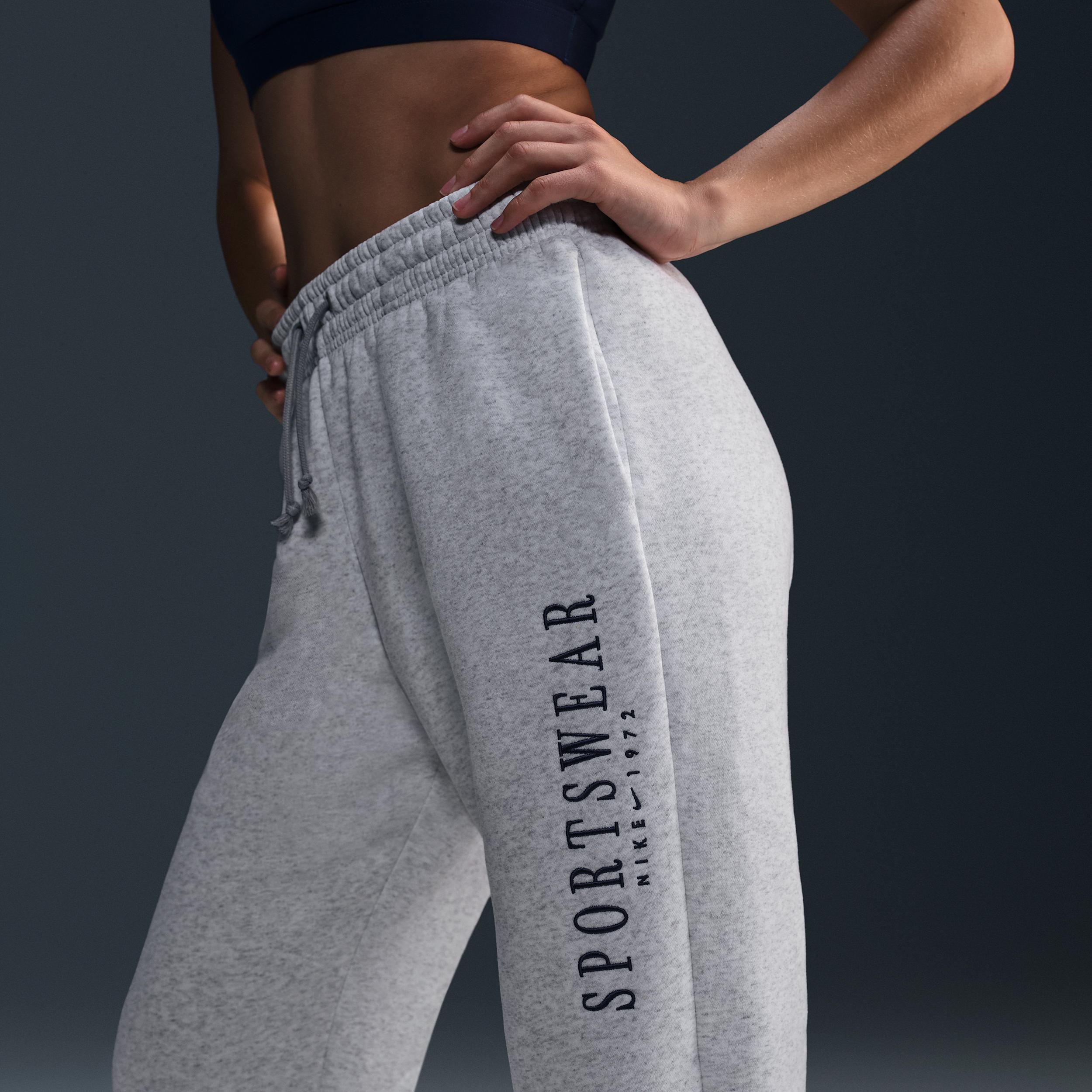 Womens Nike Sportswear Phoenix Fleece High-Waisted Oversized Sweatpants | HV4669-051 Product Image