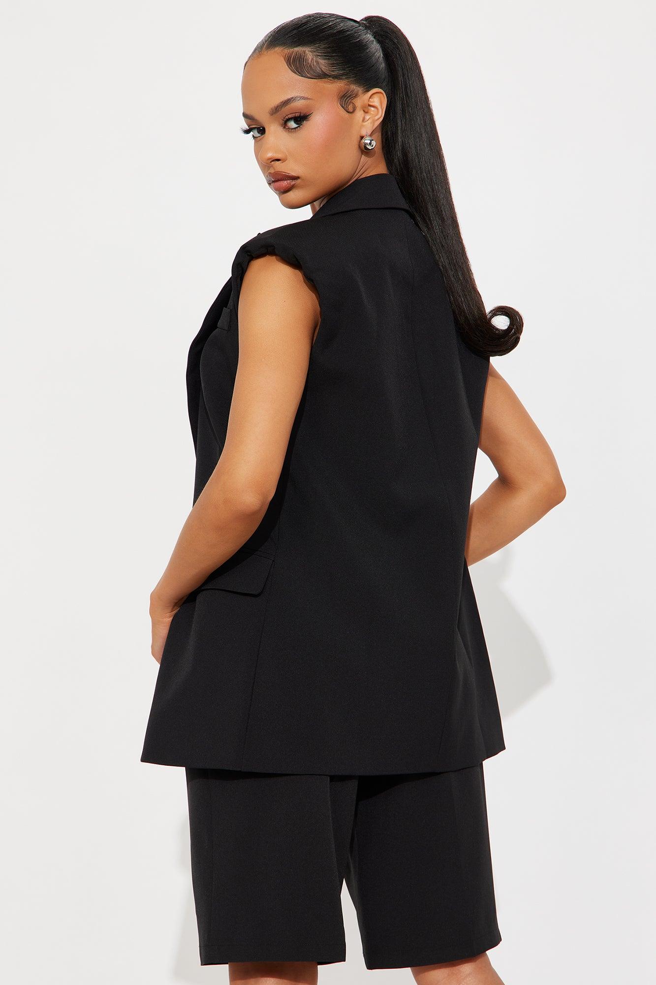 Out Of Office Bermuda Short Set - Black Female Product Image