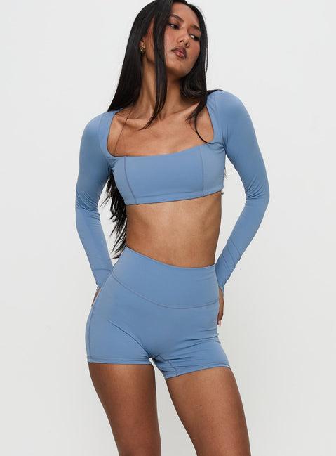 Touchdown Active Contour Short Blue Product Image