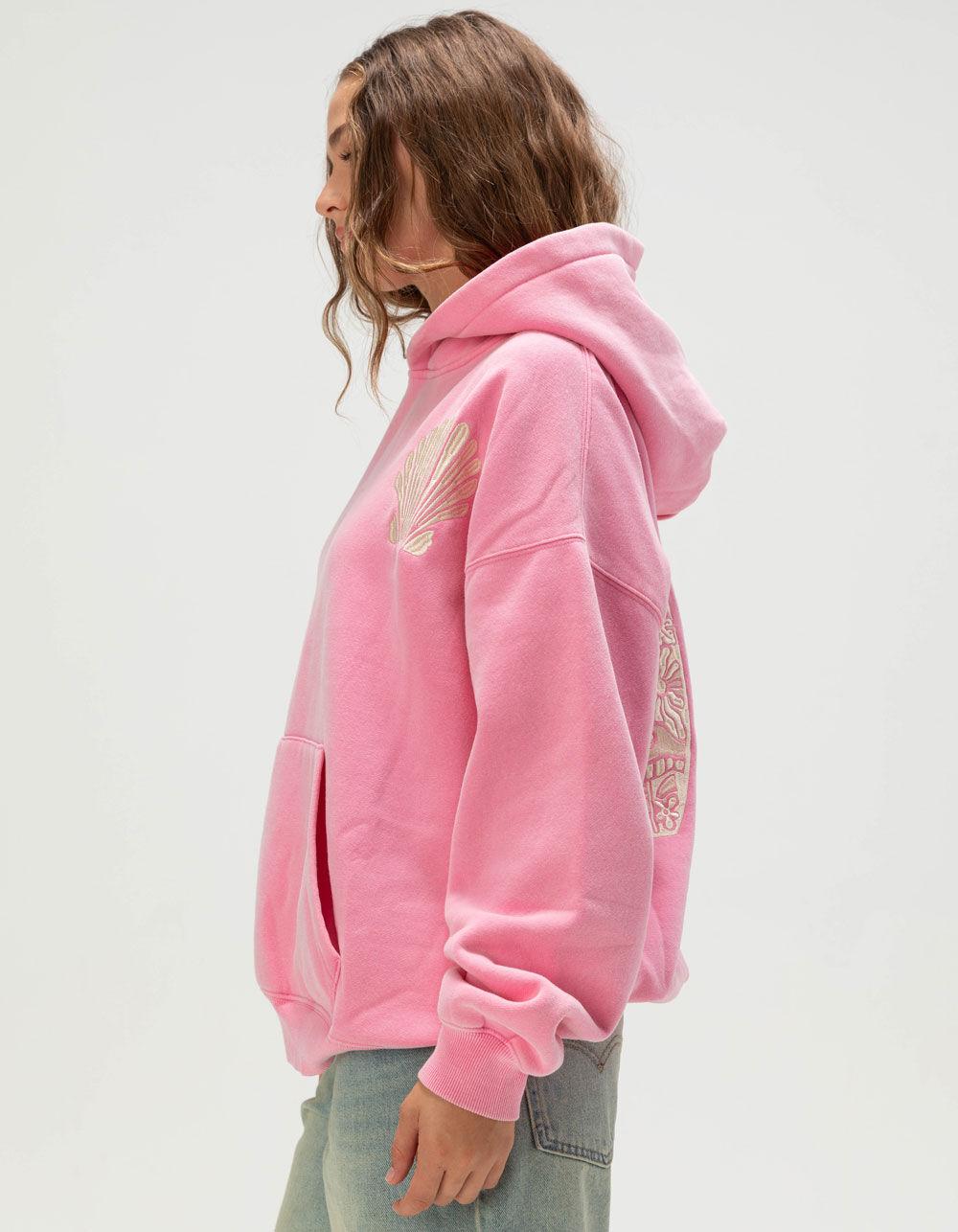 MALIBU SKYYE Sunny Surf Womens Hoodie - PINK Product Image