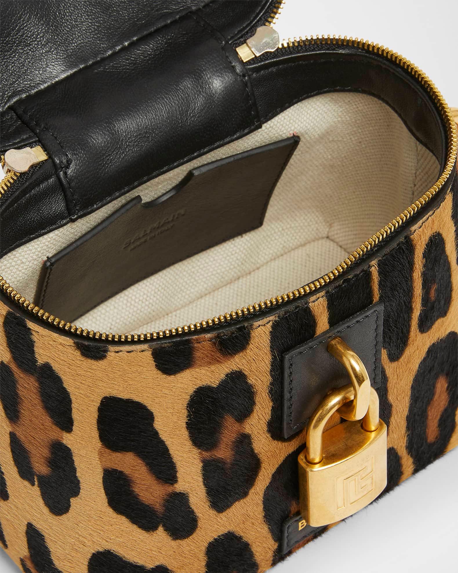 Pulse Vanity Leopard Top-Handle Bag in Calf Hair  Product Image