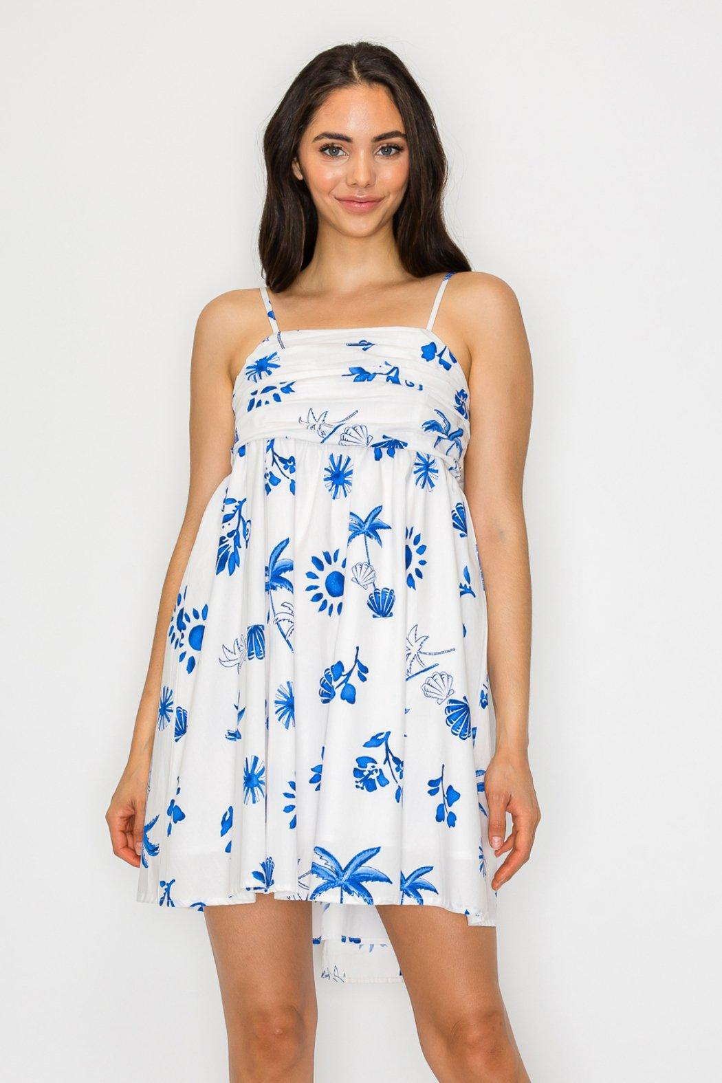 Island Azure Short Dress Product Image