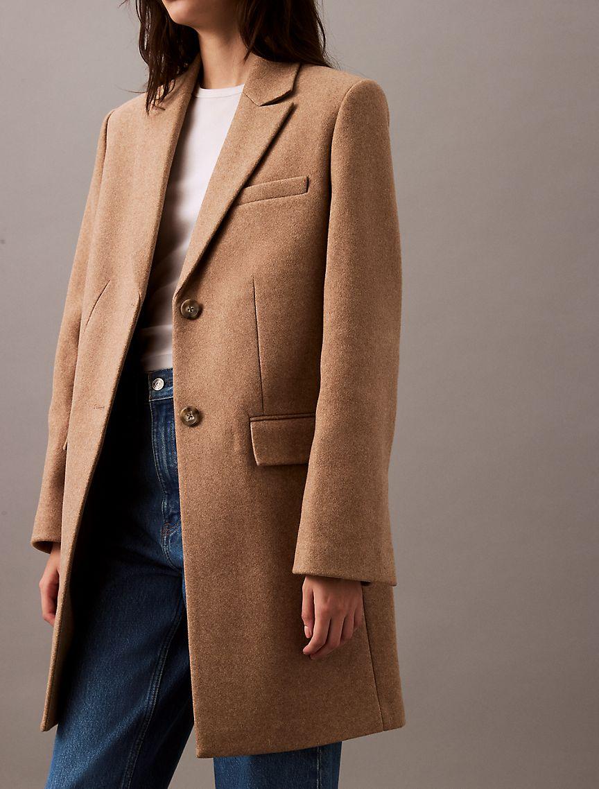 Tailored Single Breasted Coat Product Image